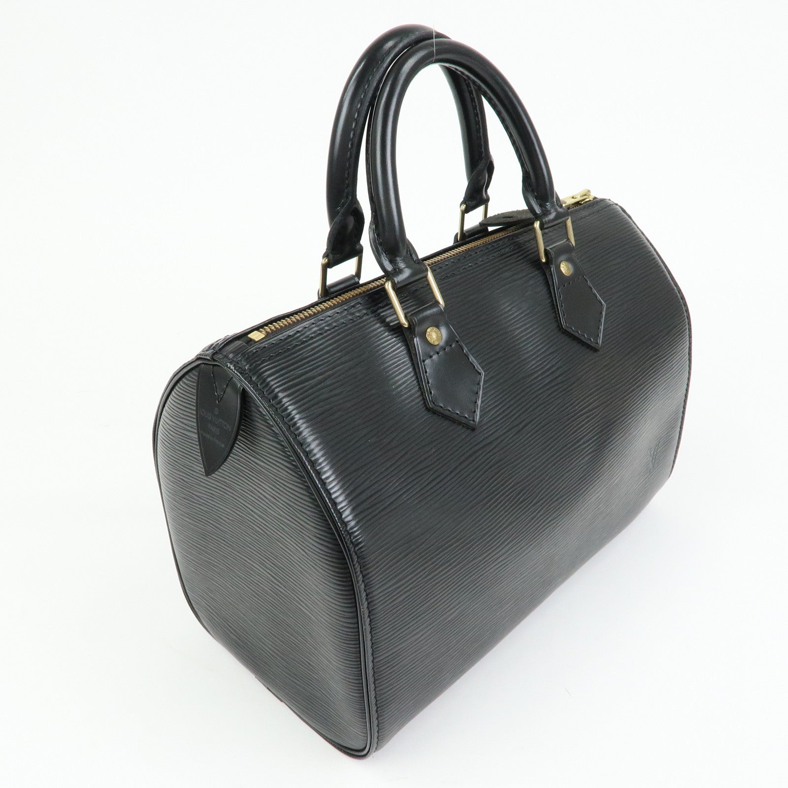 Louis Vuitton Epi Speedy 25 Boston Bag Hand Bag Noir Black M43012