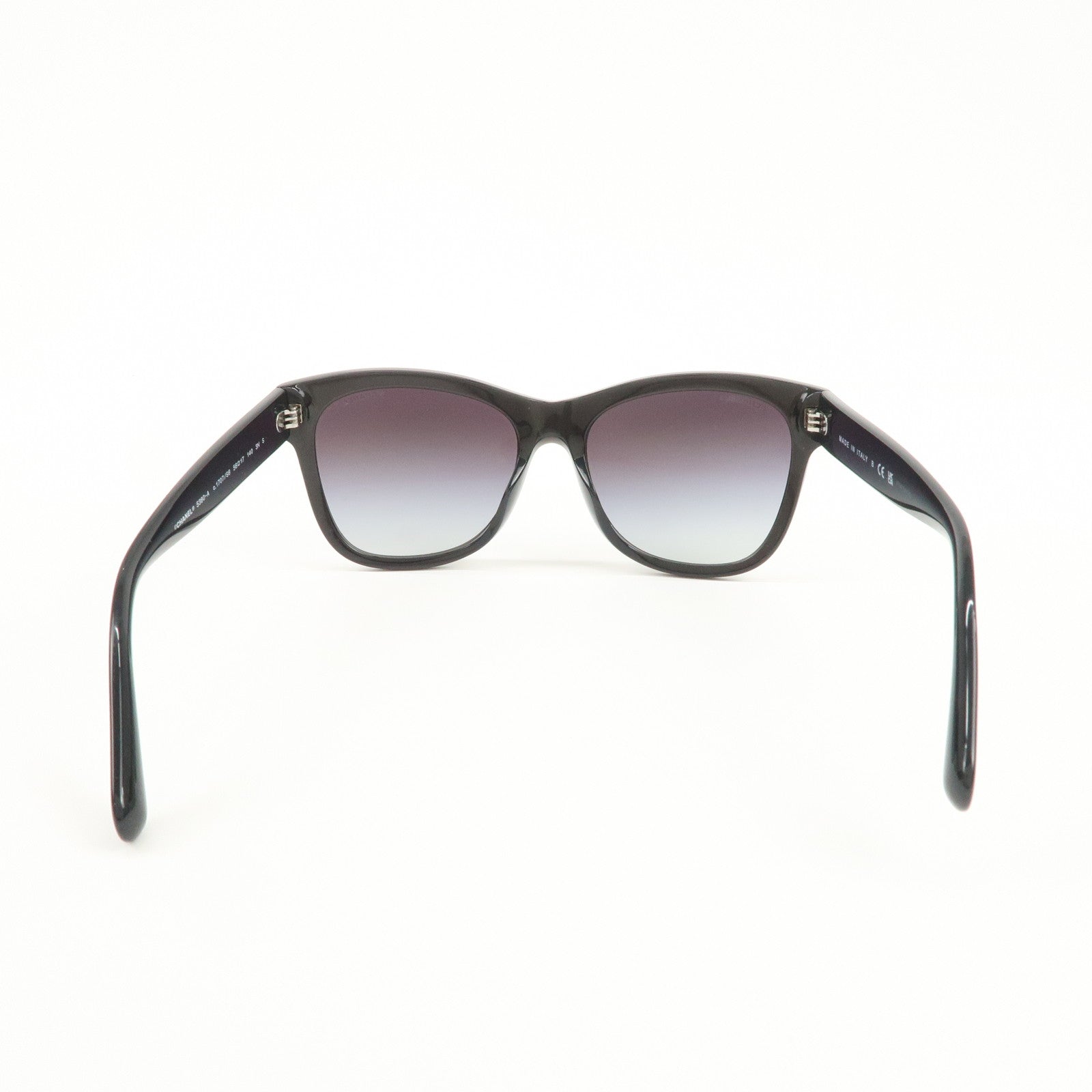 CHANEL Plastic Sunglasses Dark Brown 5380-A c.1707/S6 56□17 140 3NS