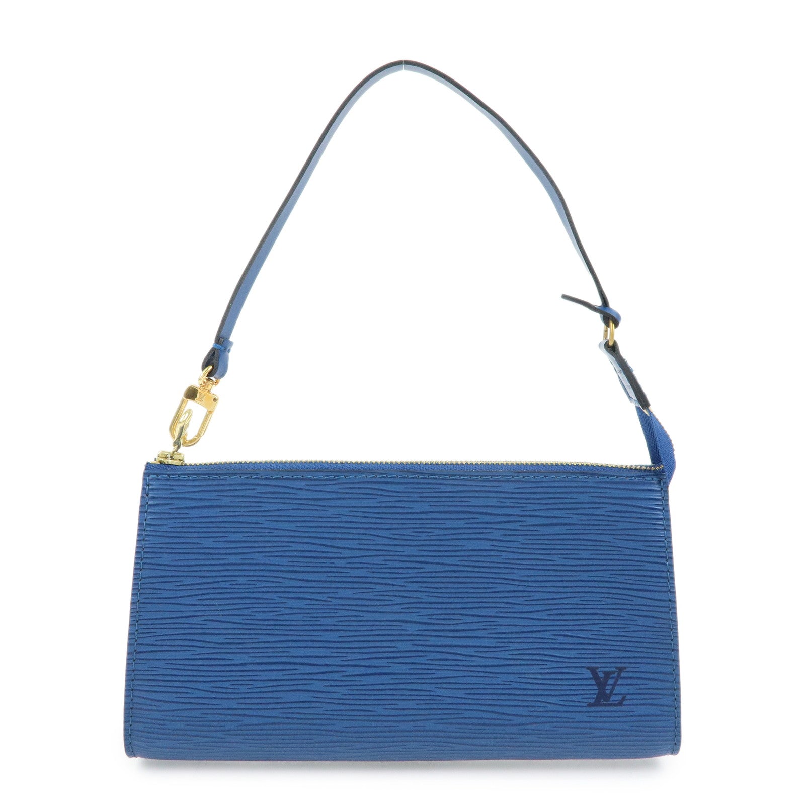 Louis Vuitton Epi Pochette Accessoires Pouch Toledo Blue M52945