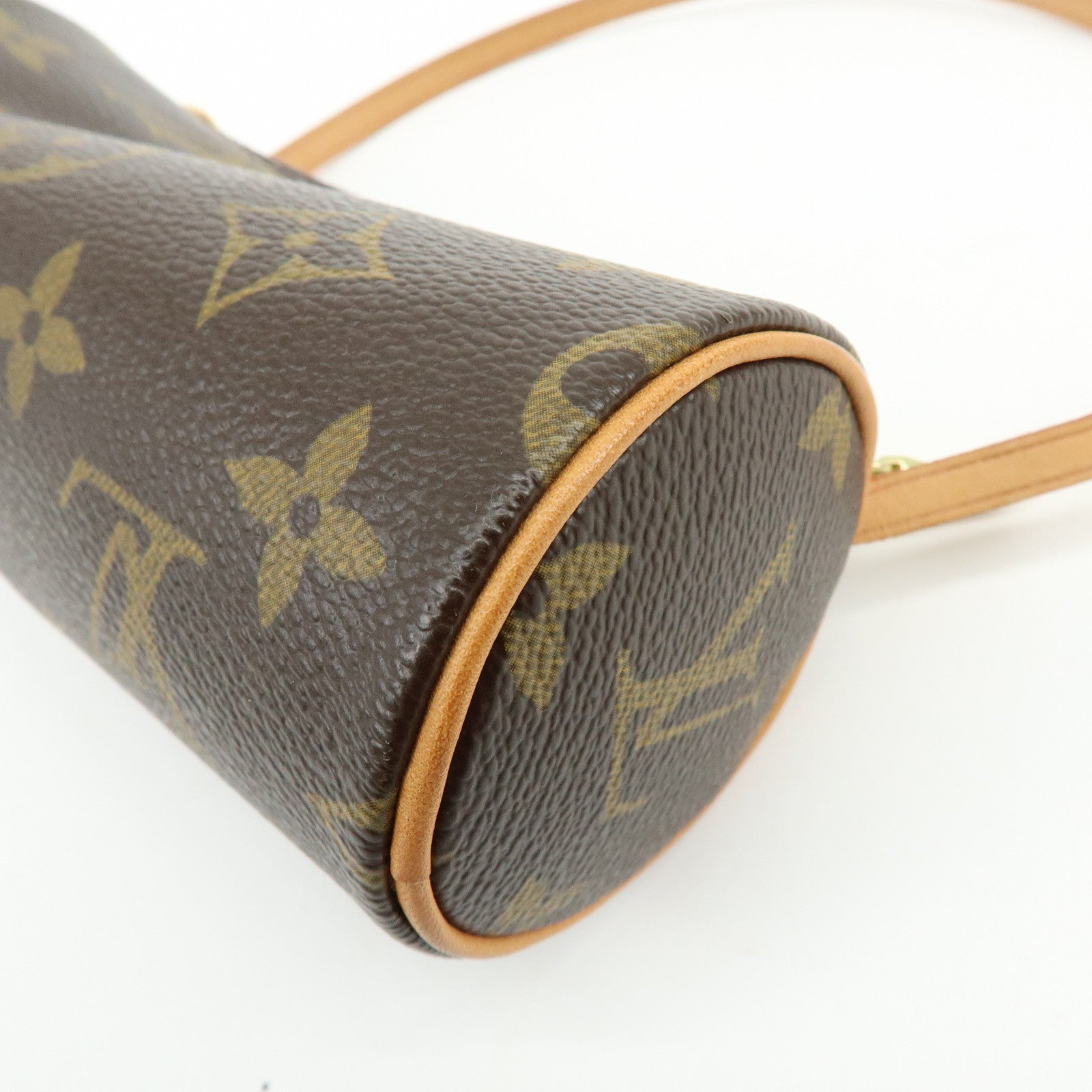 Louis Vuitton Monogram Mini Pouch for Papillon Bag Brown