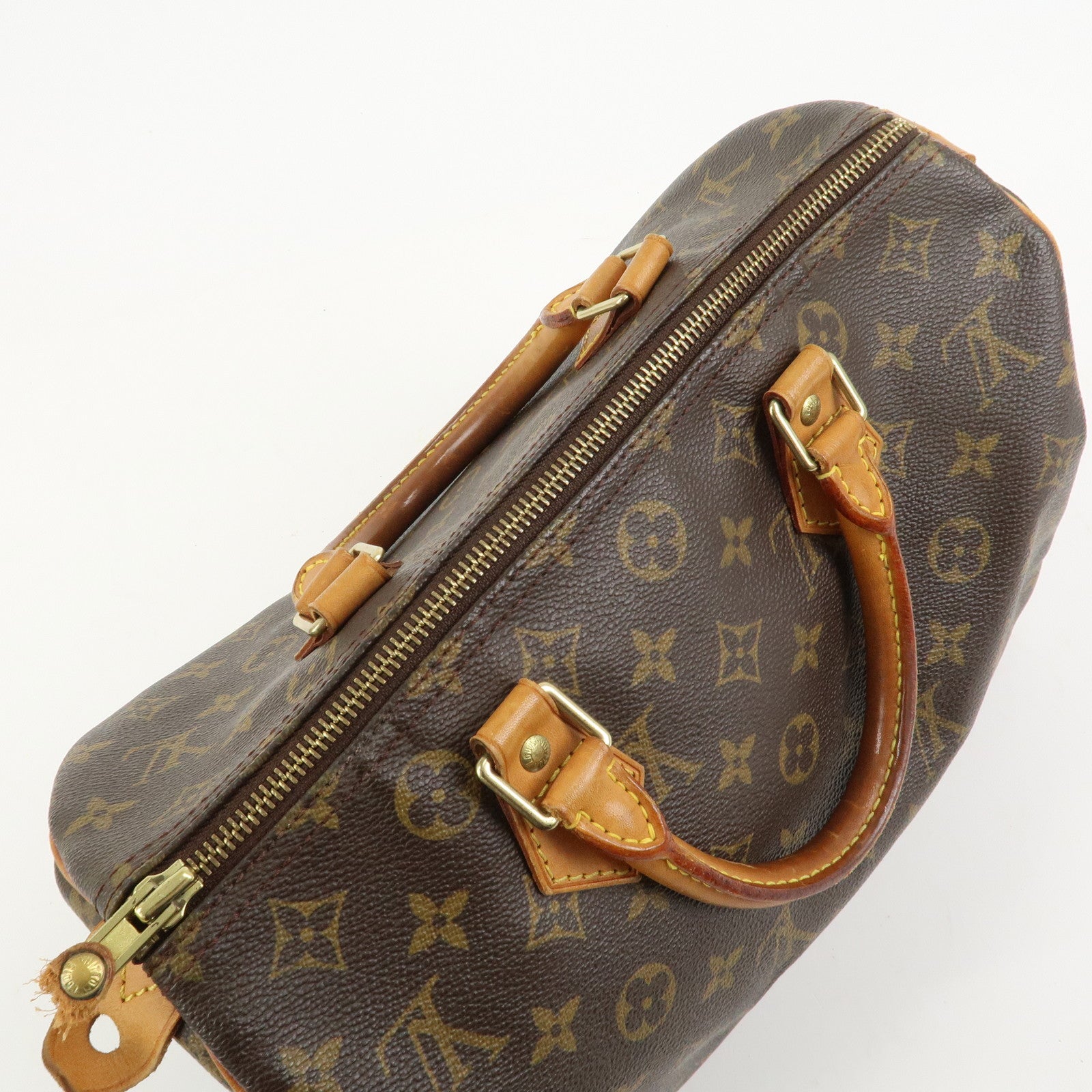 Louis Vuitton Monogram Speedy 30 Boston Bag Hand Bag Brown M41526