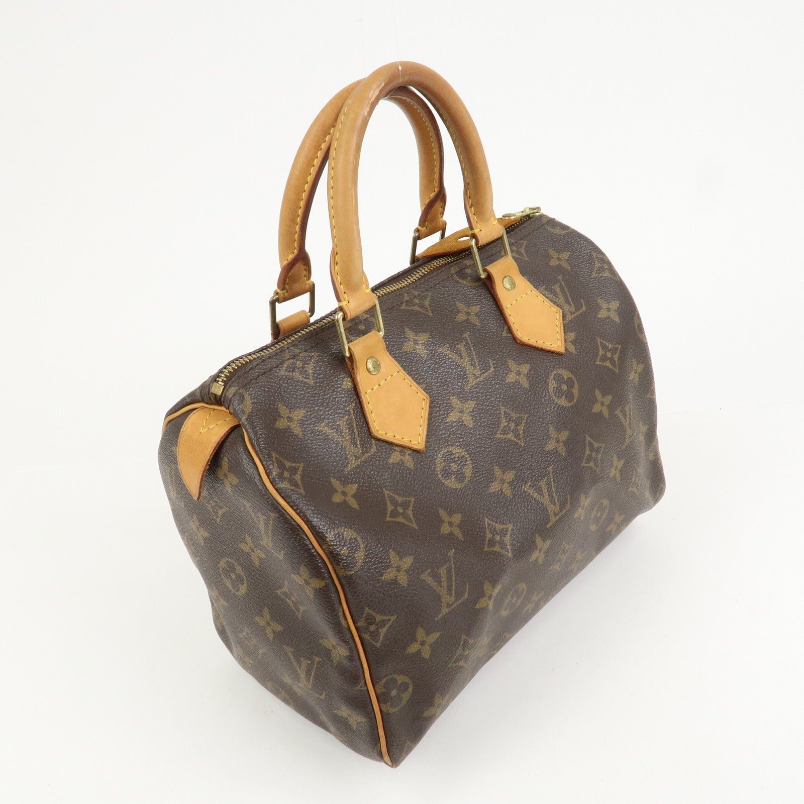 Louis Vuitton Monogram Speedy 25 Boston Bag Hand Bag Brown M41528
