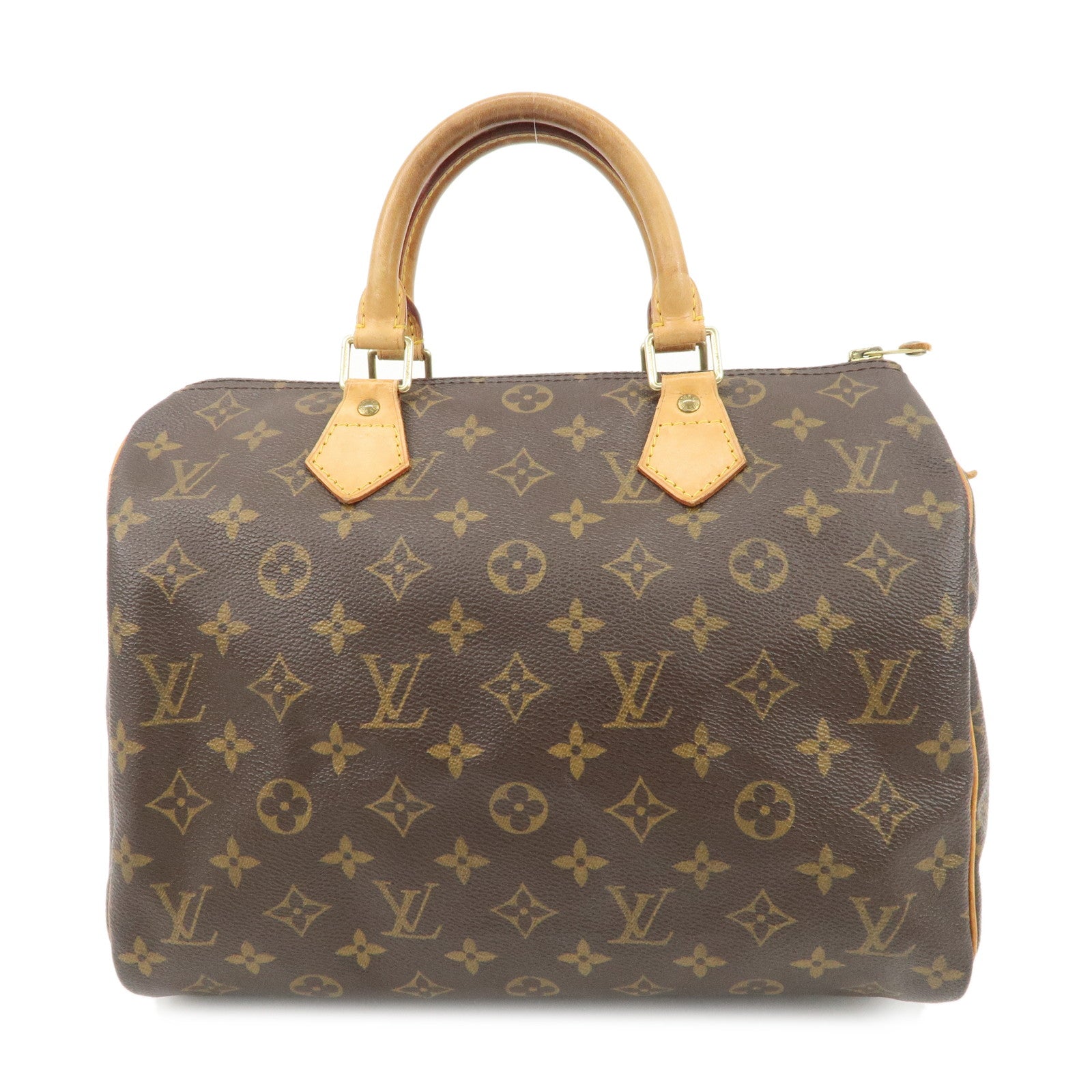 Louis Vuitton Monogram Speedy 30 Hand Bag Boston Bag M41526 Used