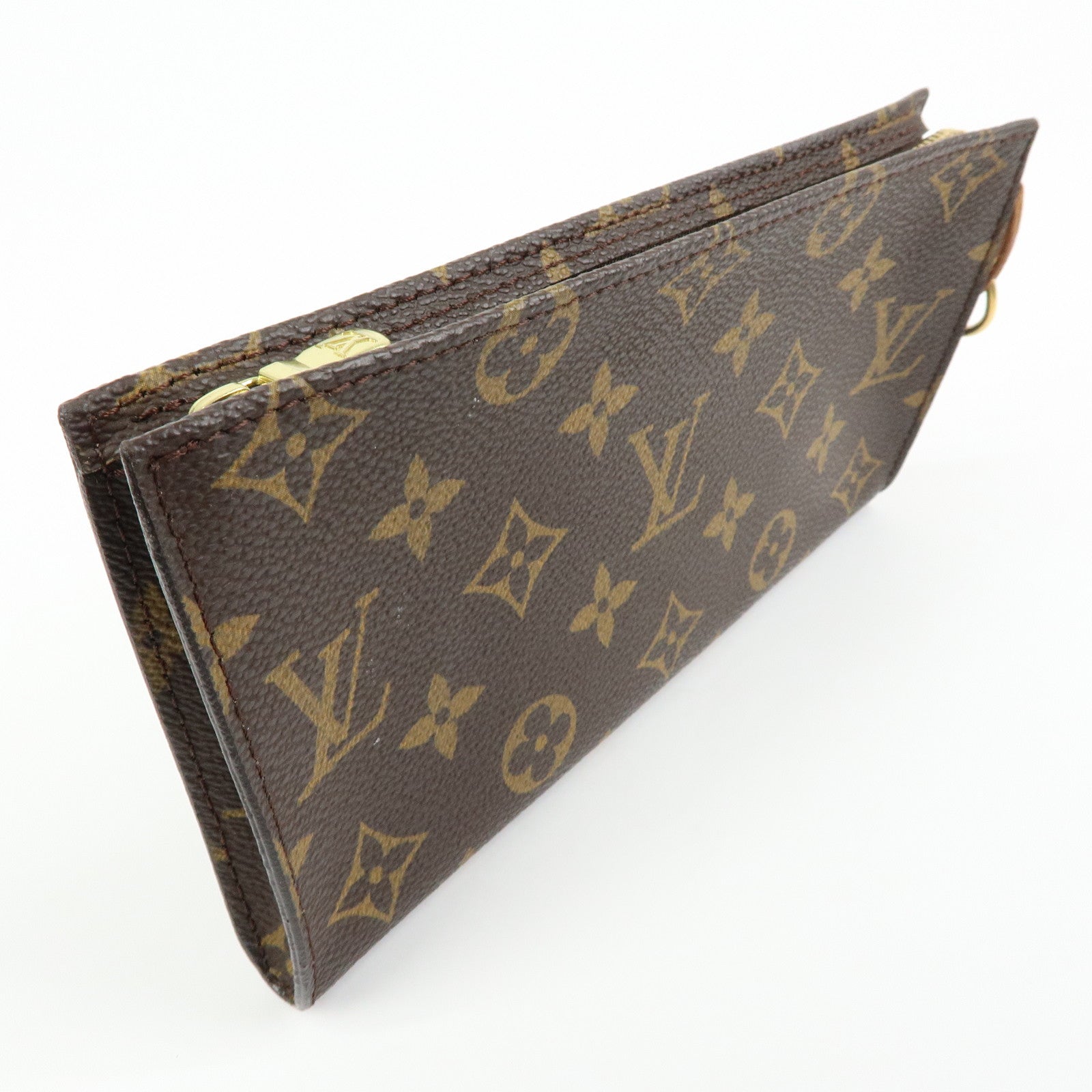 Louis Vuitton Monogram Canvas Pouch for Baguette GM Brown