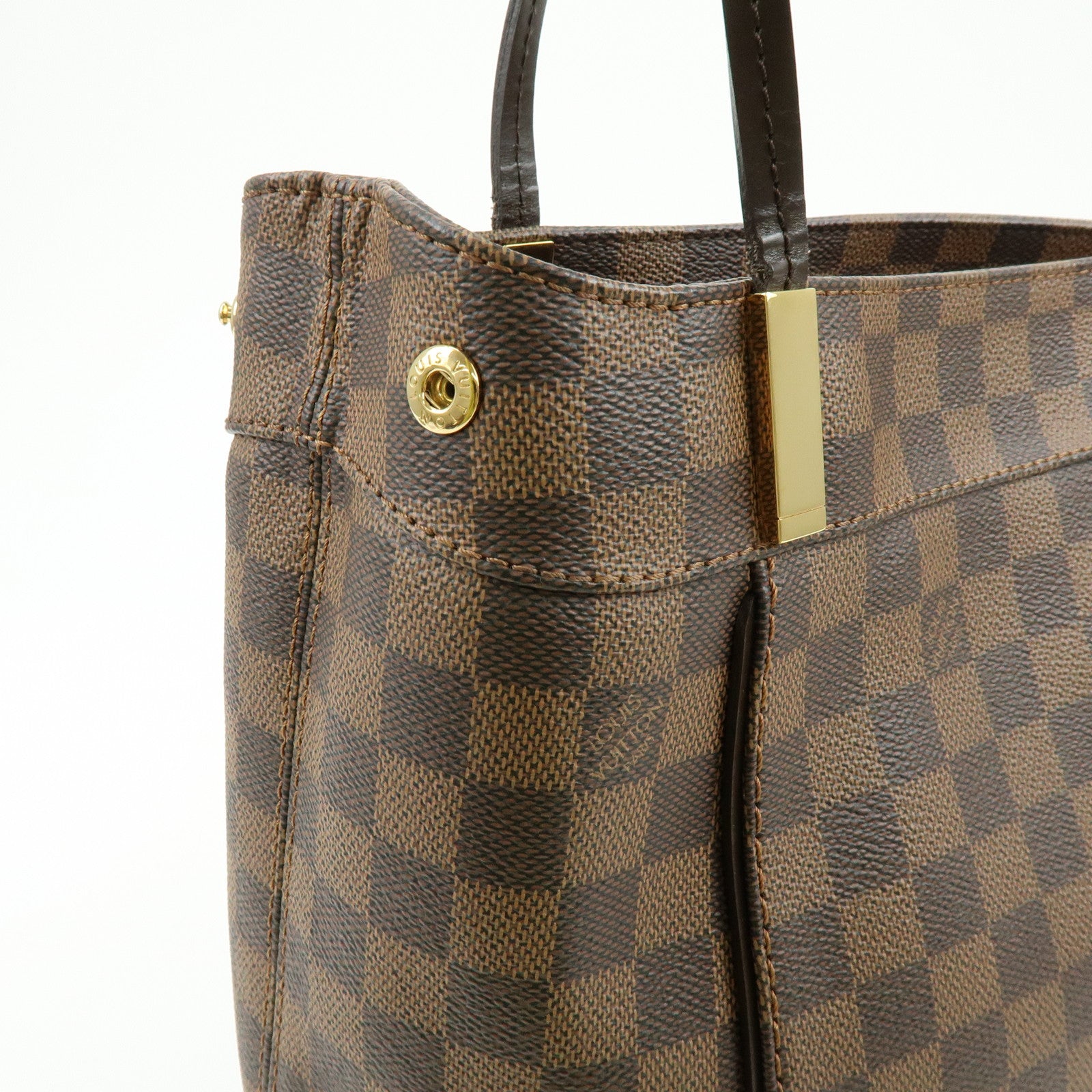 Louis Vuitton Damier Marylebone GM Canvas Tote Bag Brown N41214