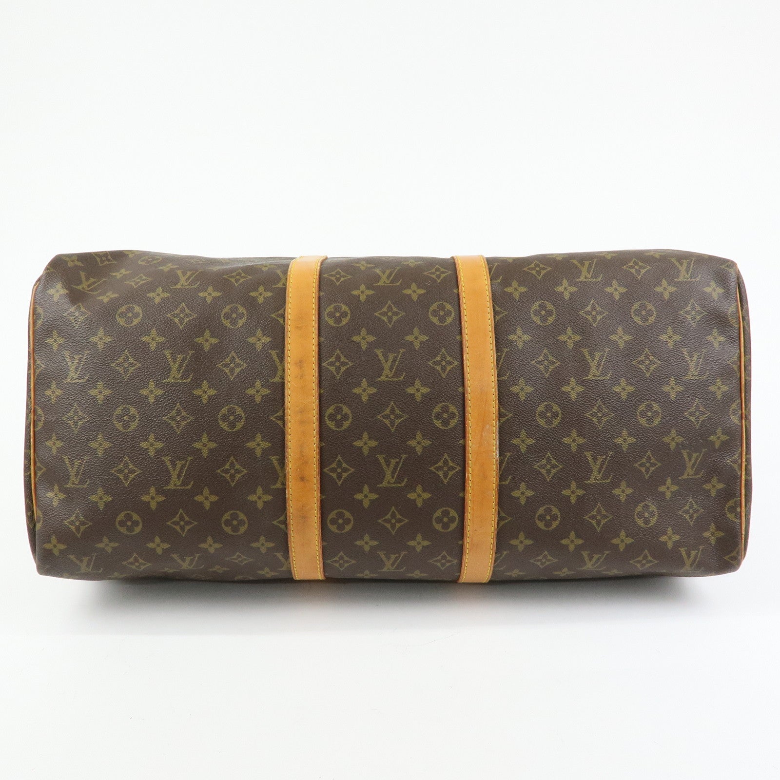 Louis Vuitton Monogram Keep All 55 Boston Bag Brown M41424