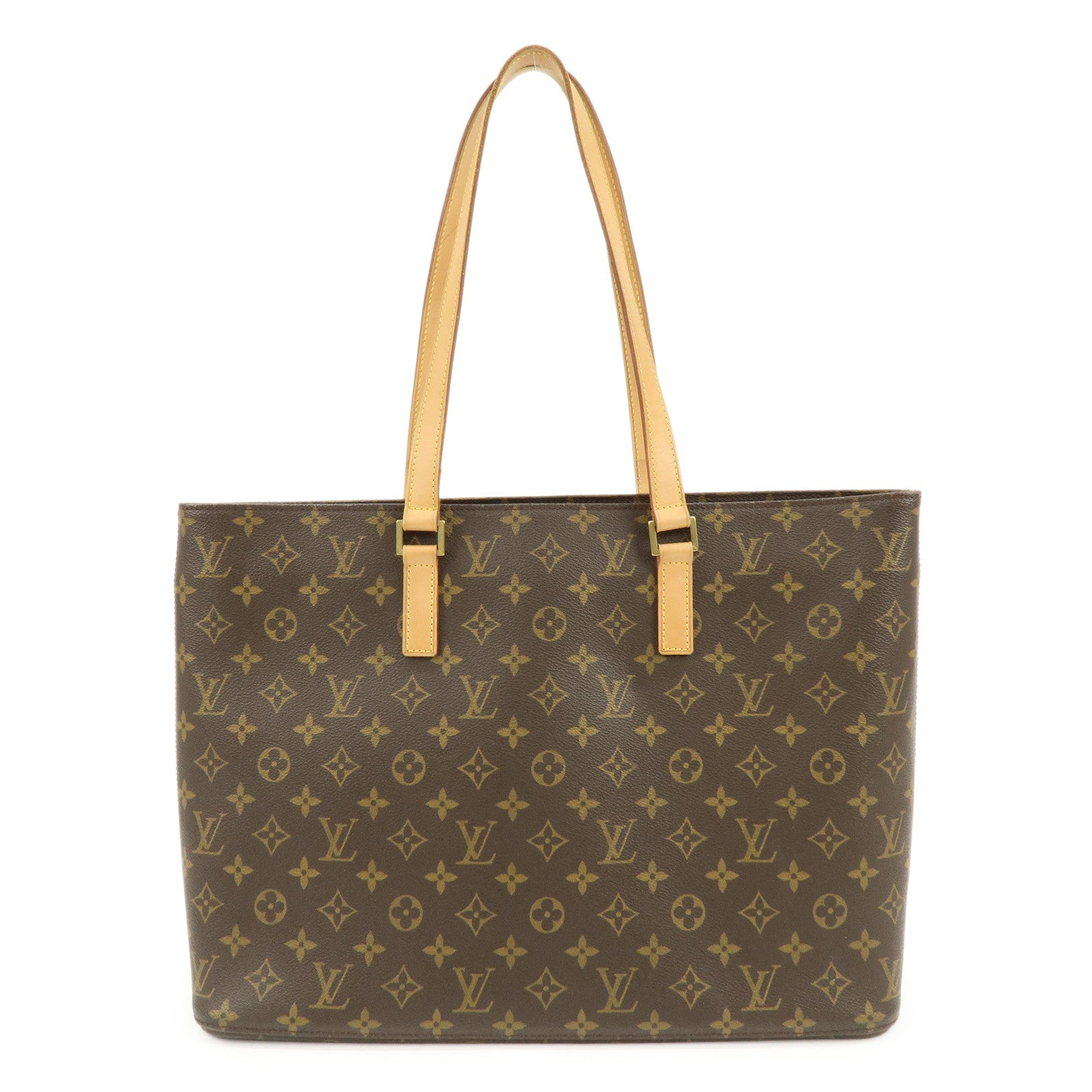 Louis Vuitton Monogram Luco Tote Bag Shoulder Bag Brown M51155