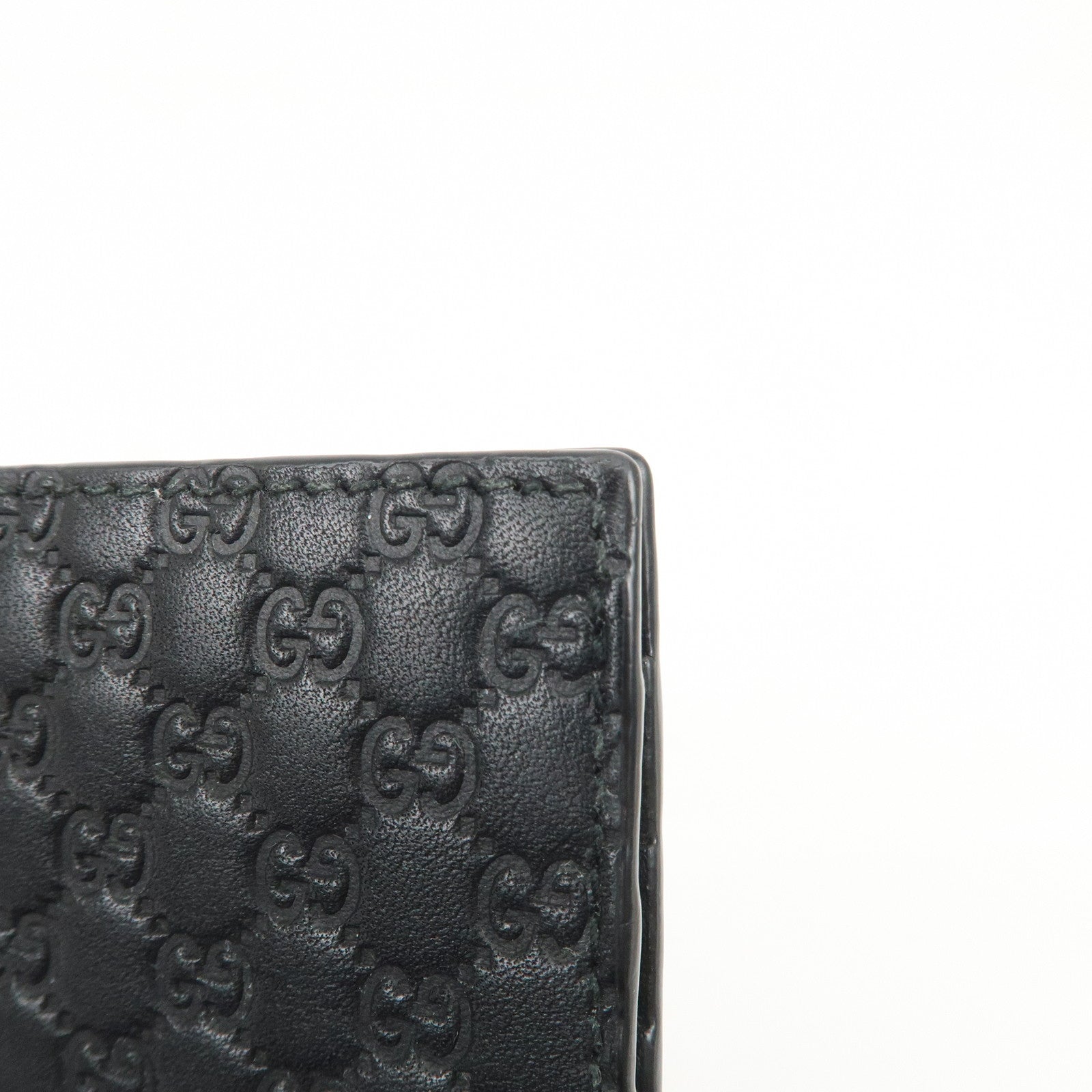 GUCCI Micro Guccissima Leather Bi-fold Wallet Card Case 544478