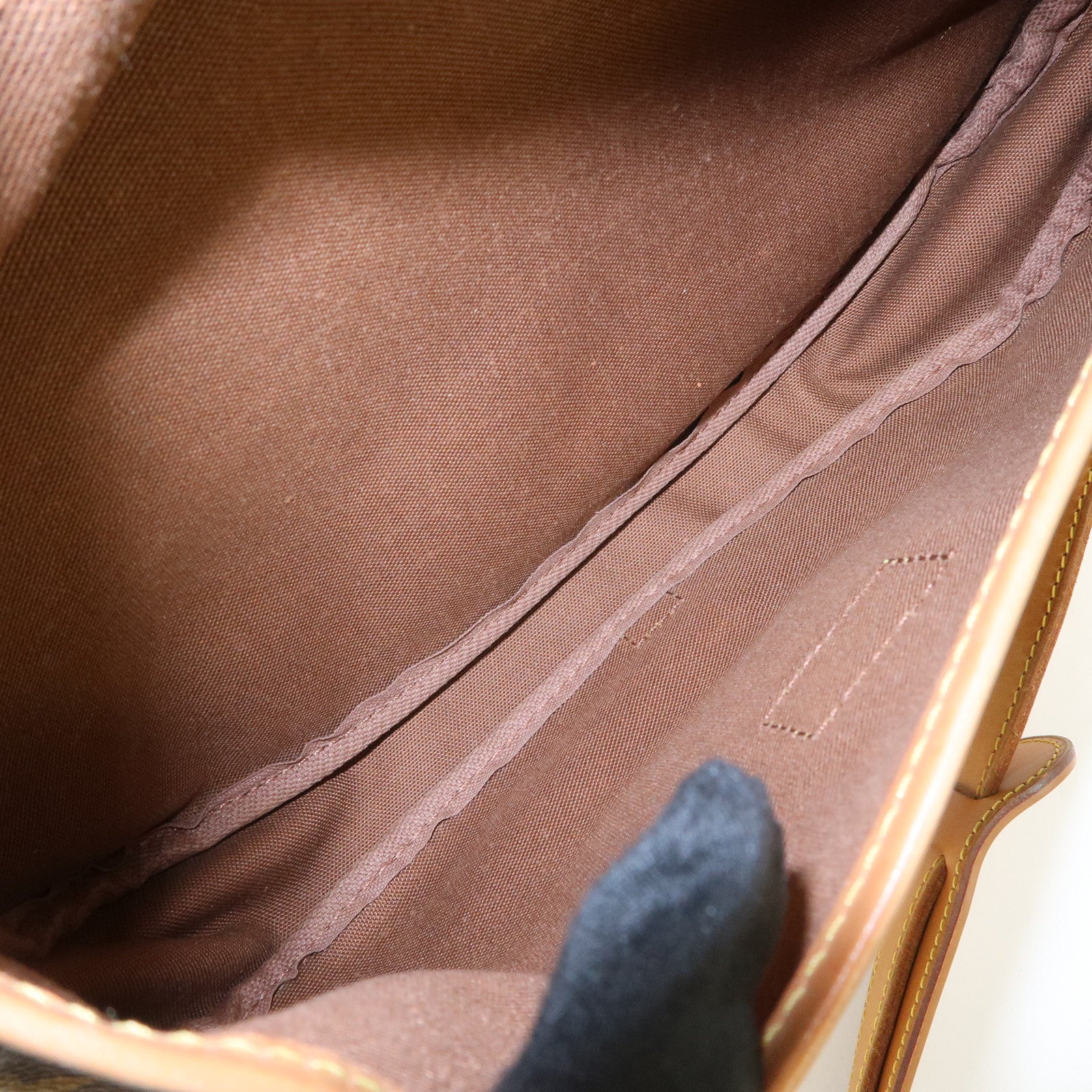 Louis Vuitton Monogram Saumur 30 Shoulder Bag Brown M42256