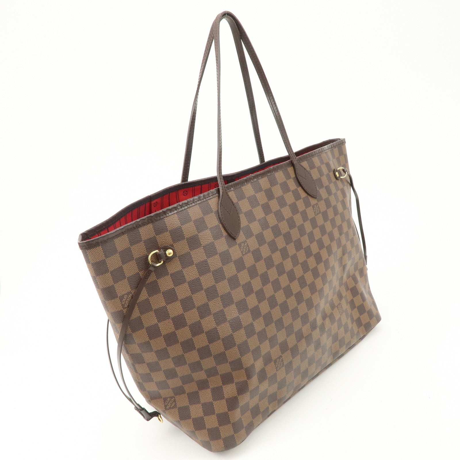 Louis Vuitton Damier Ebene Neverfull GM Tote Bag N51106 Used