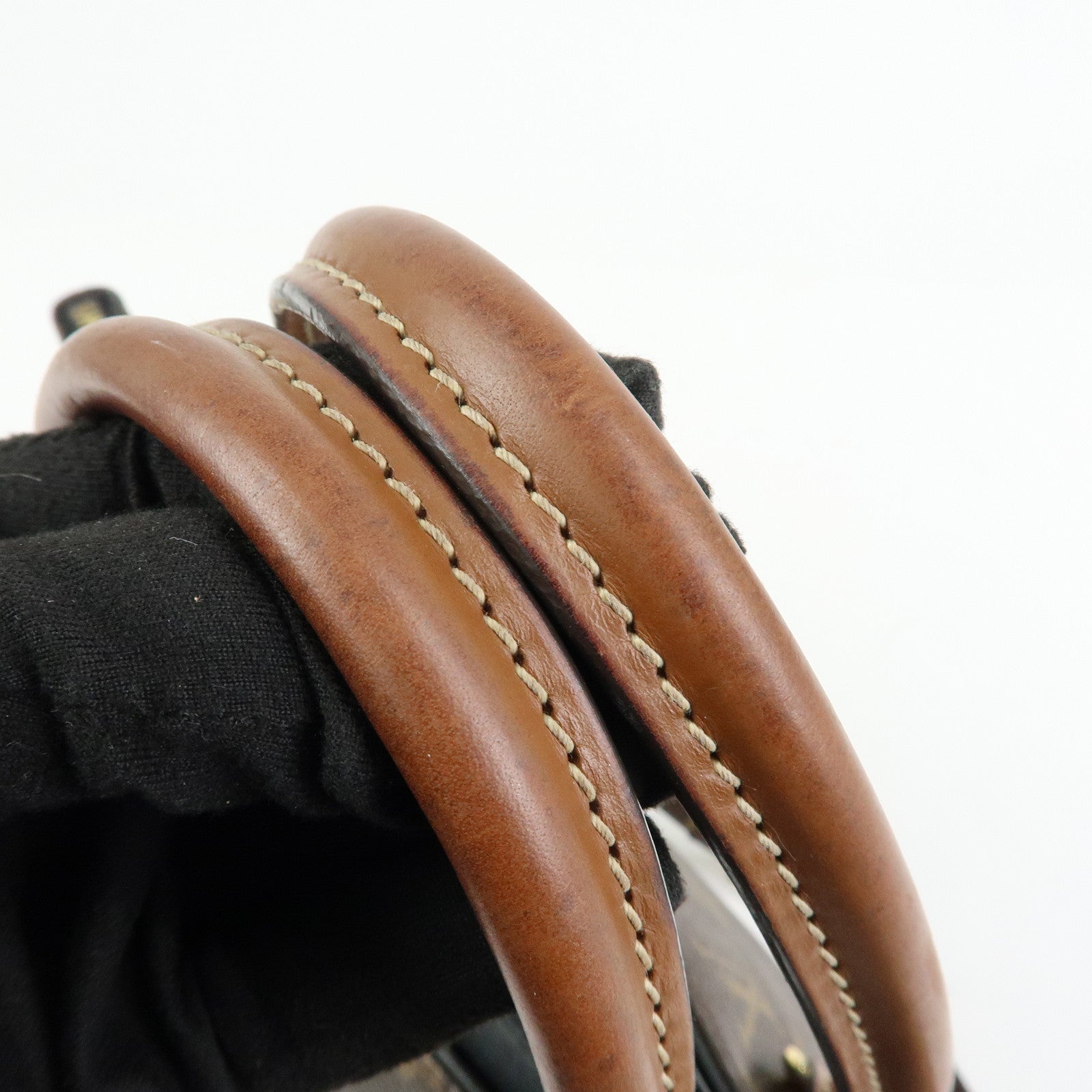 Louis Vuitton Monogram Pallas 2Way Bag Hand Bag Brown Noir M41064