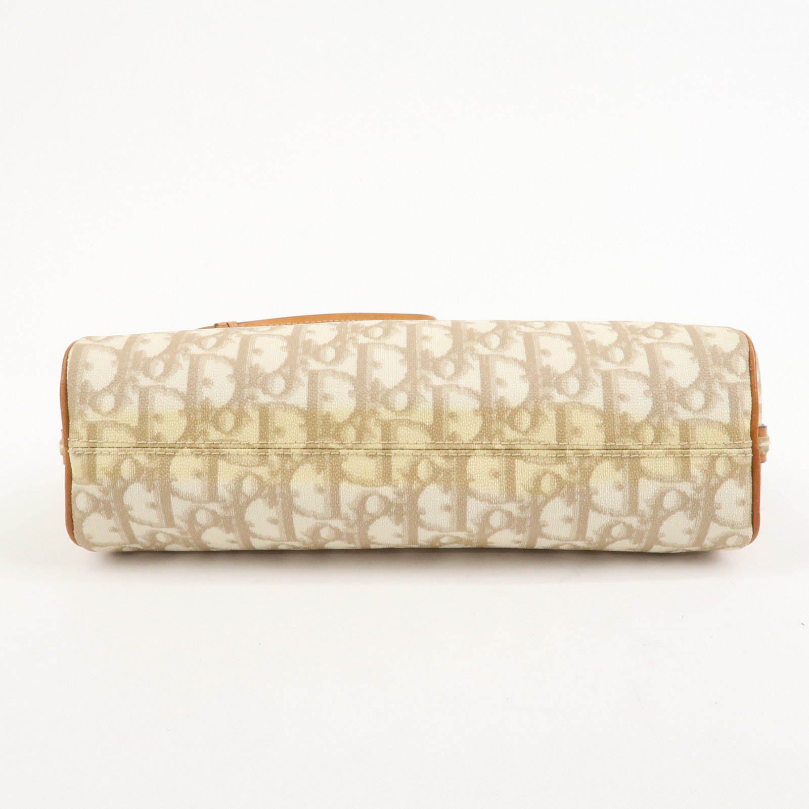 Christian Dior Trotter Romantic PVC Canvas Leather Shoulder Bag