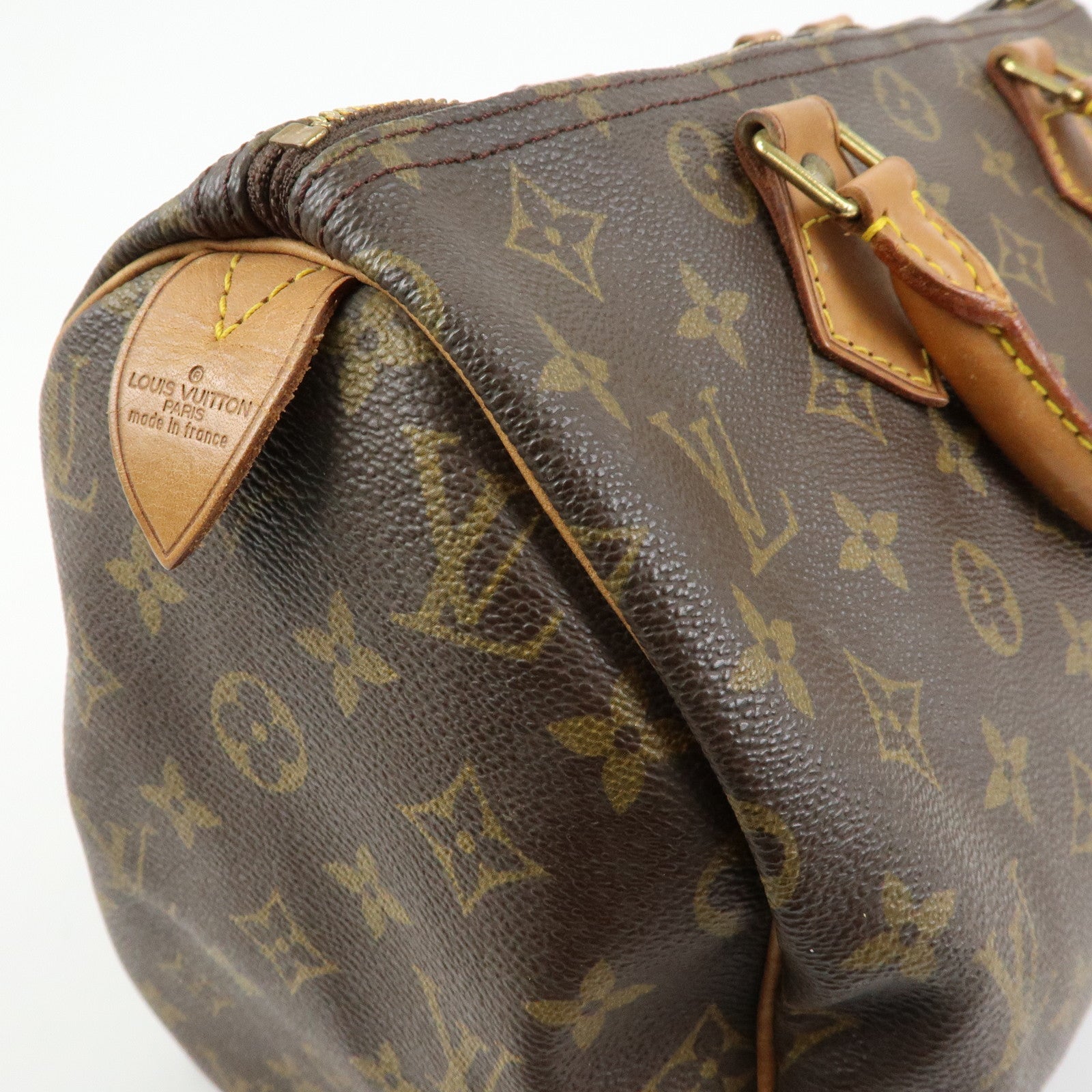 Louis Vuitton Monogram Speedy 30 Boston Bag Hand Bag Brown M41526
