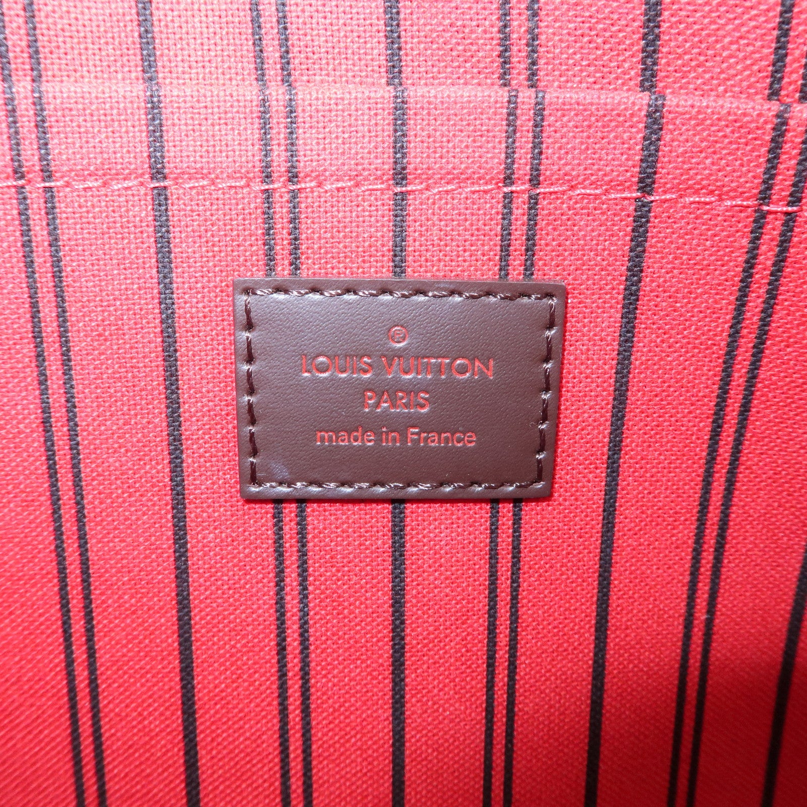 Louis Vuitton Damier Pouch for Neverfull GM Damier Ebene