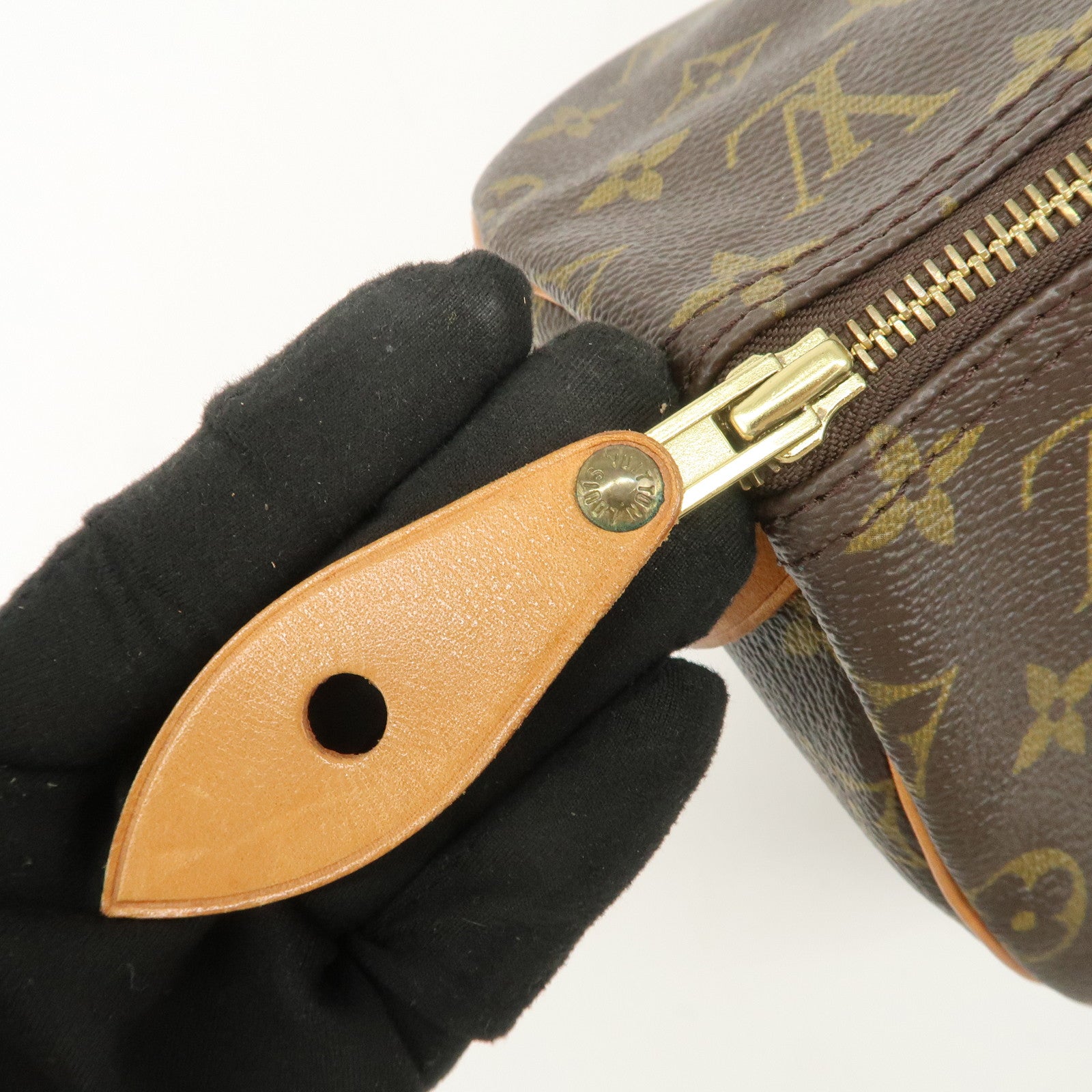 Louis Vuitton Monogram Speedy 40 Hand Bag Boston Bag Brown M41522