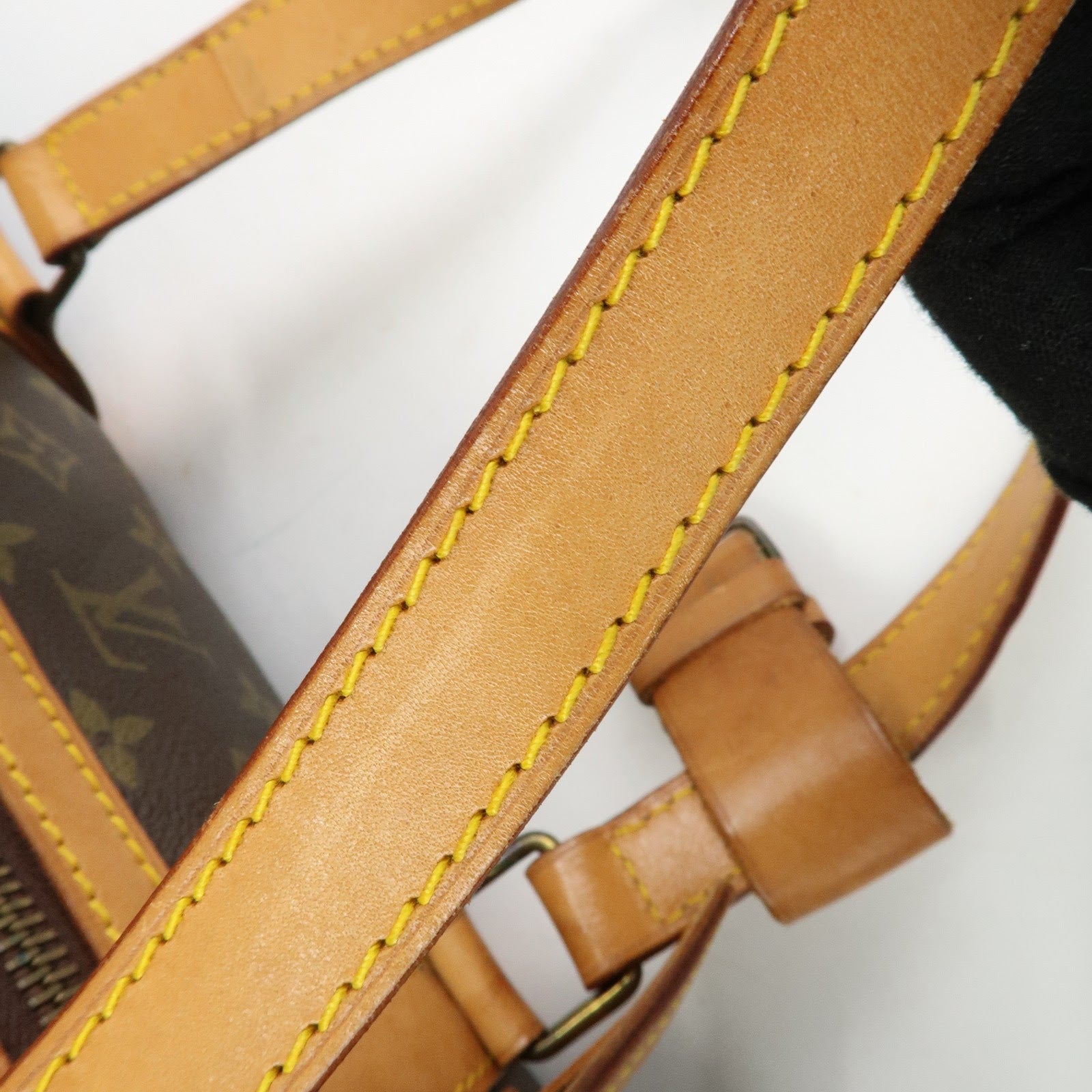 Louis Vuitton Monogram Sac Souple 55 Boston Bag Brown M41622