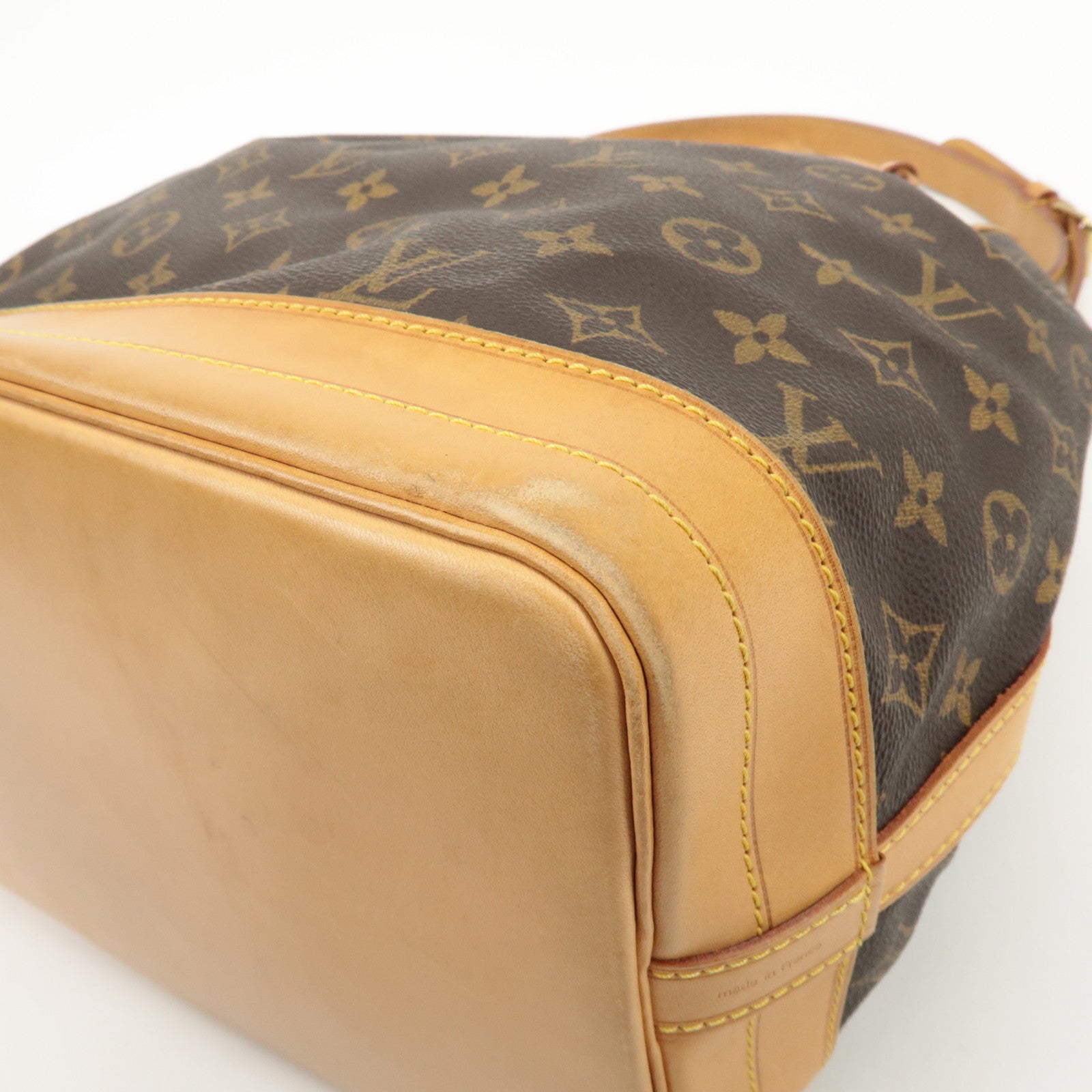 Louis Vuitton Monogram Noe Shoulder Bag Hand Bag Brown M42224 Used