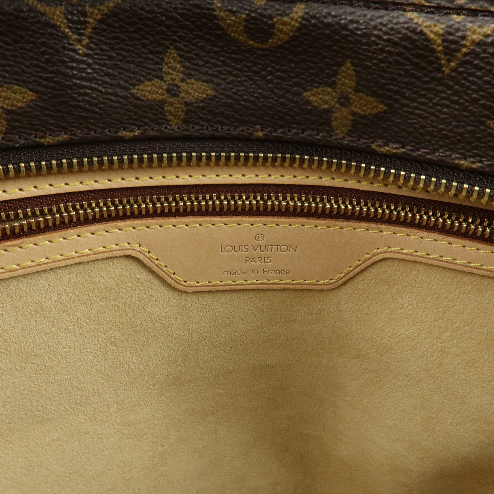 Louis Vuitton Monogram Luco Tote Bag Shoulder Bag Brown M51155