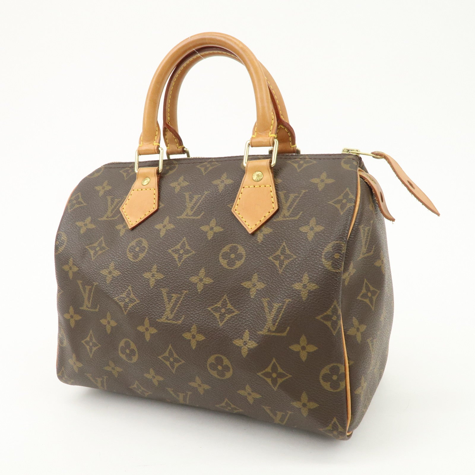 Louis Vuitton Monogram Speedy 25 Boston Bag Hand Bag Brown M41528