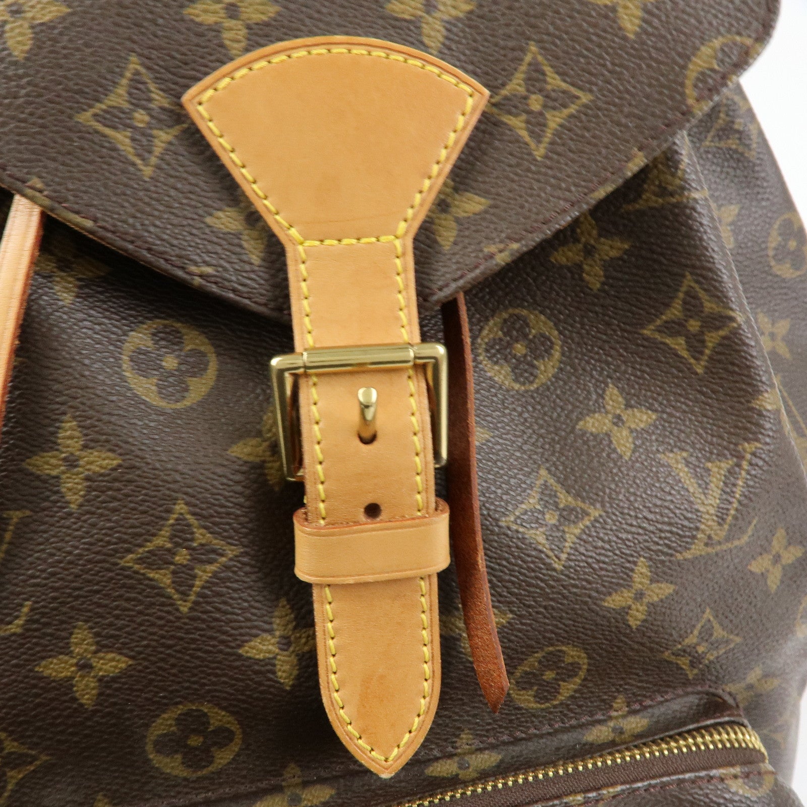 Louis Vuitton Monogram Montsouris GM Backpack Rucksack Brown M51135
