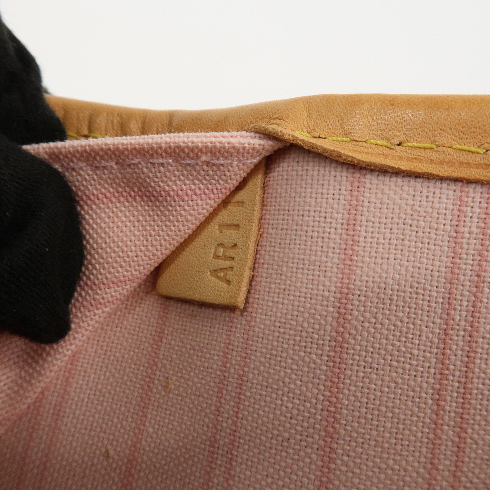 Louis Vuitton Damier Azur Neverfull MM Rose Ballerine N41605 Used