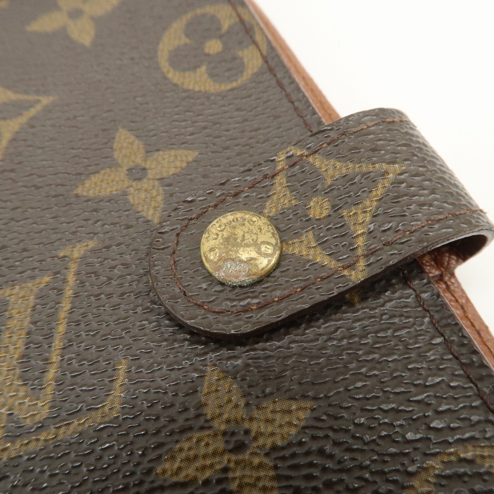 Louis Vuitton Monogram Canvas Agenda PM Planner Cover Brown R20005