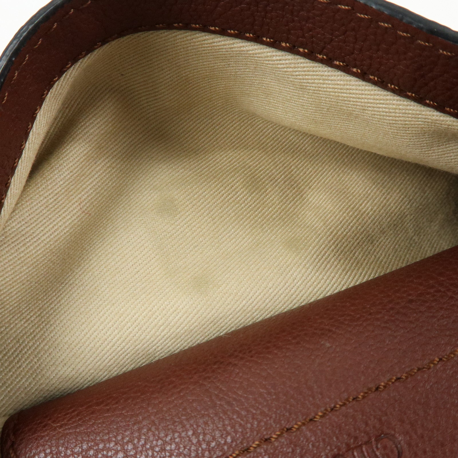 Chloe Elsie Leather 2Way Bag Shoulder Bag Hand Bag Brown