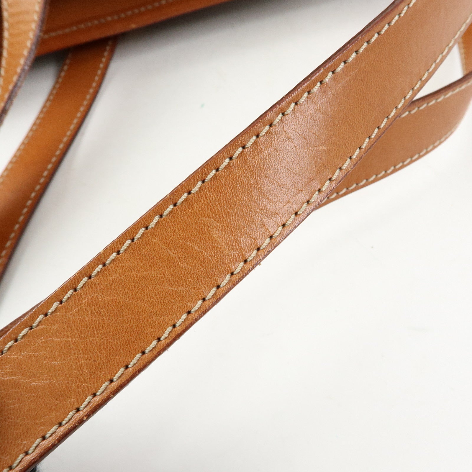 CELINE Macadam PVC Leather Tote Bag Shoulder Bag Brown