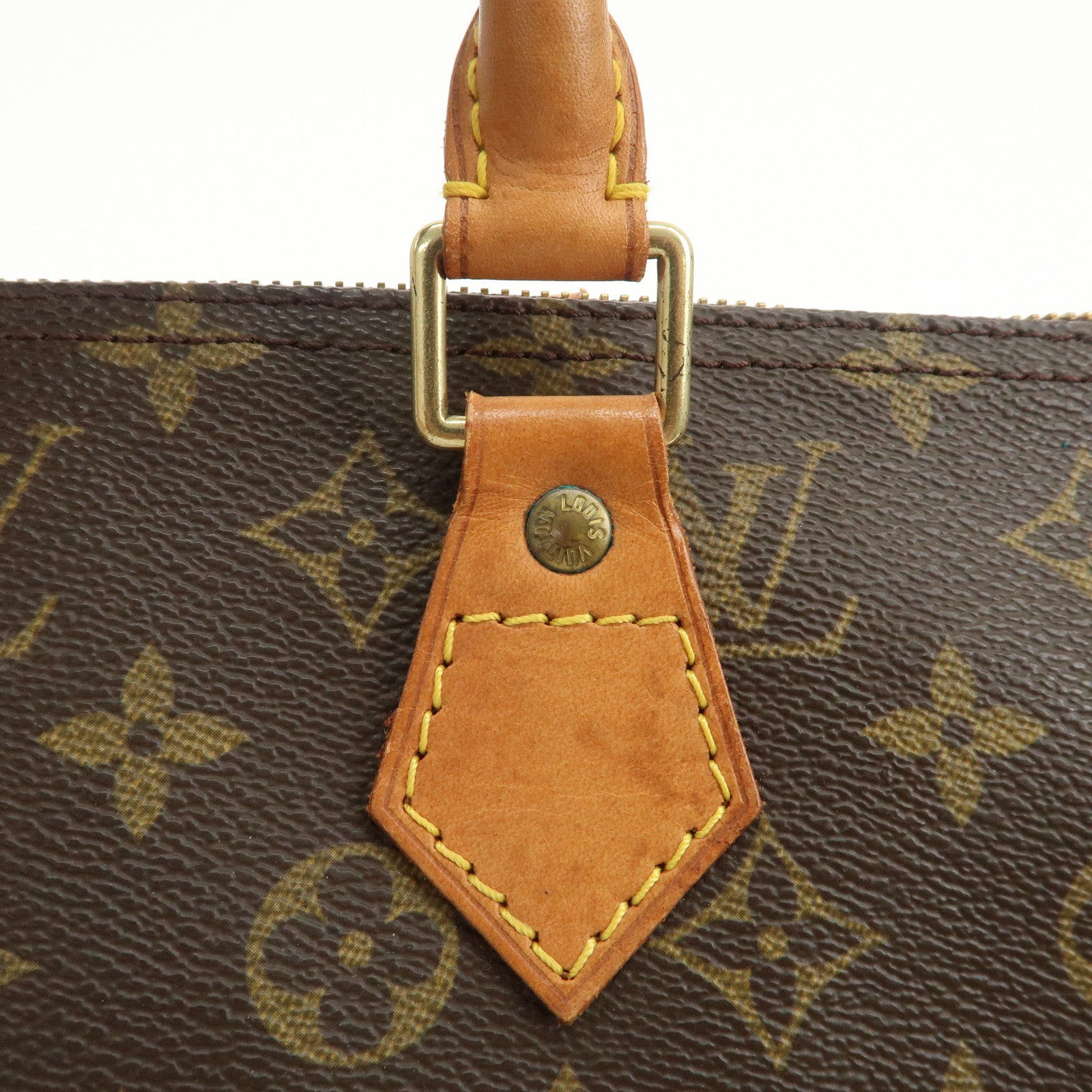 Louis Vuitton Monogram Speedy 40 Hand Bag Boston Bag Brown M41522