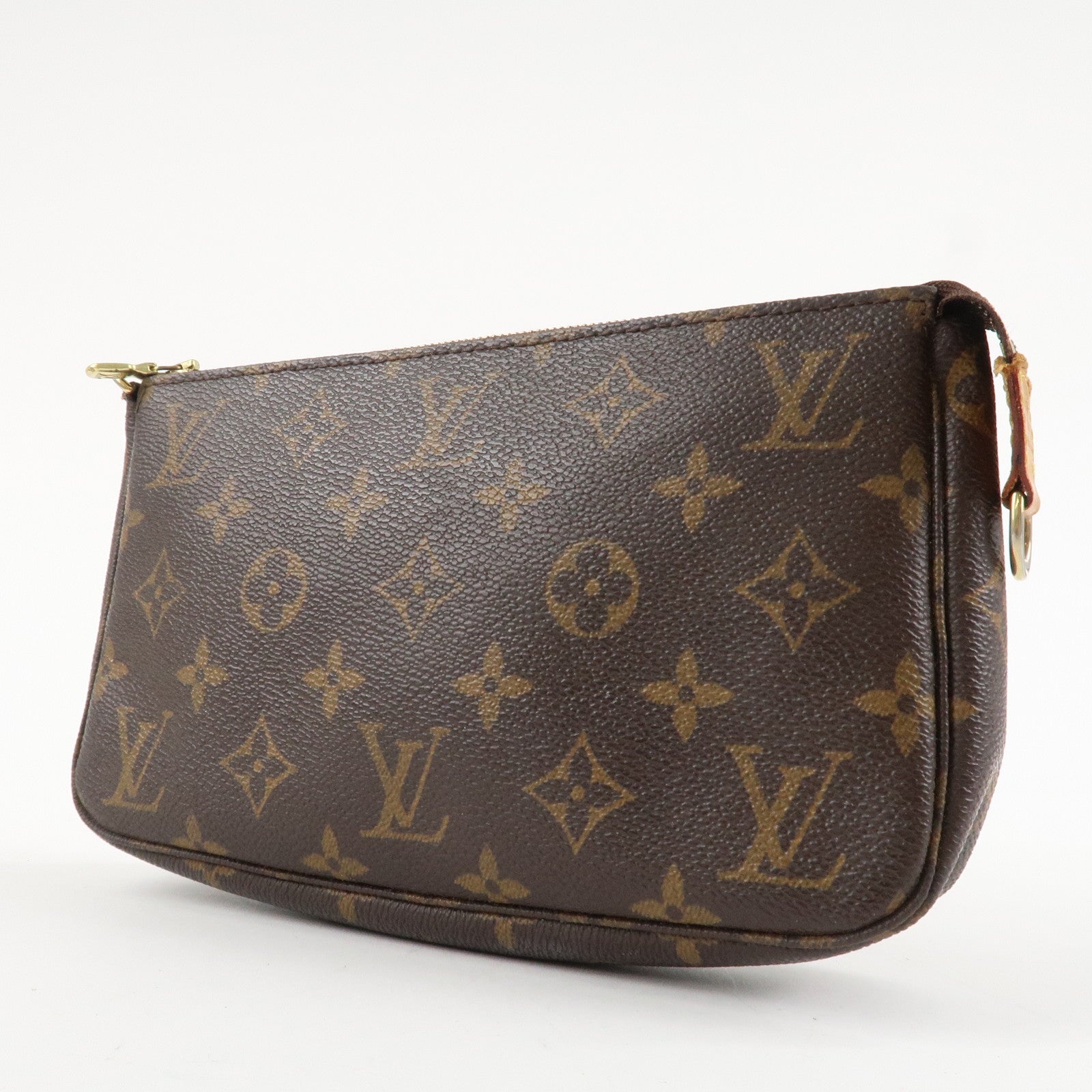 Louis Vuitton Monogram Pochette Accessoires Pouch Hand Bag M51980 Used