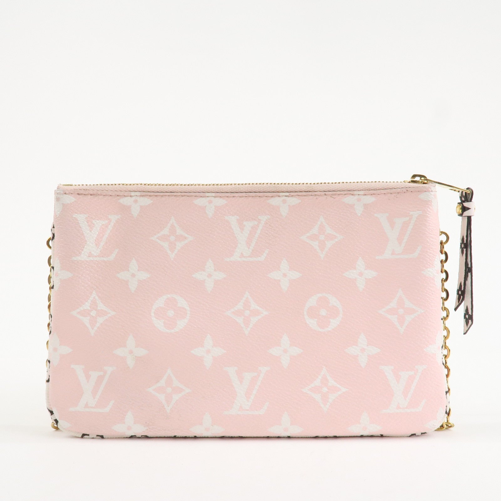 Louis Vuitton Monogram Giant Pochette Double Zip Pouch Rouge M67561 Used