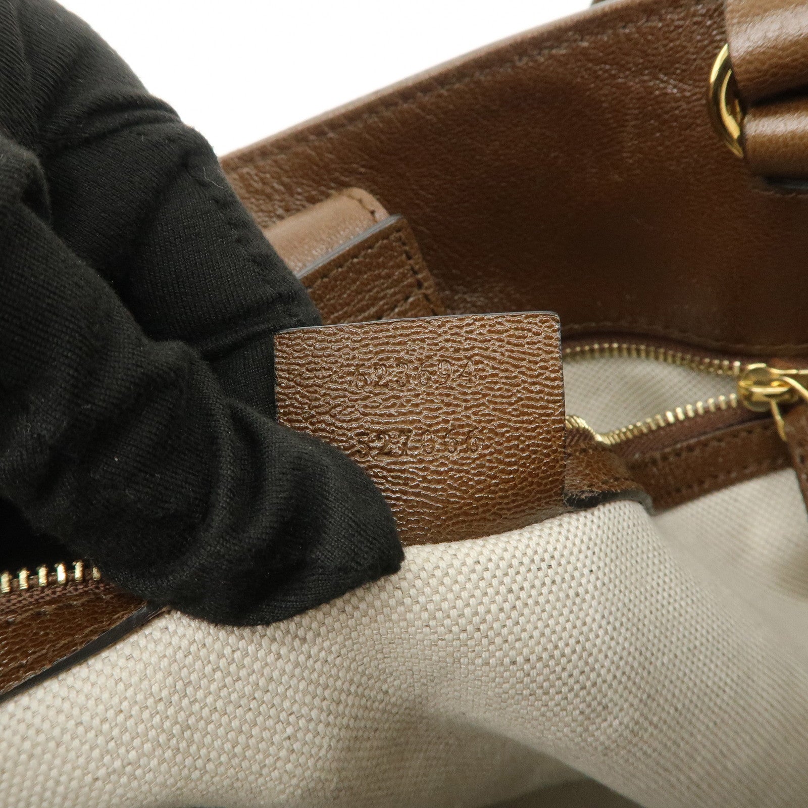 GUCCI Horsebit Leather Tote Bag Shoulder Bag Hand Bag Brown 623694