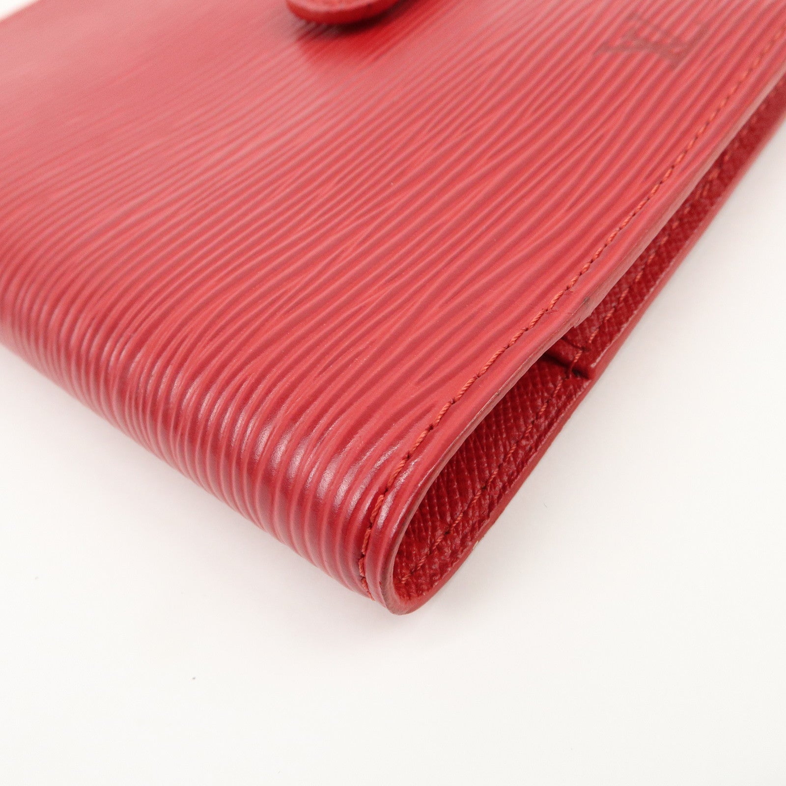 Louis Vuitton Epi Agenda PM Planner Cover Castillian Red R20057