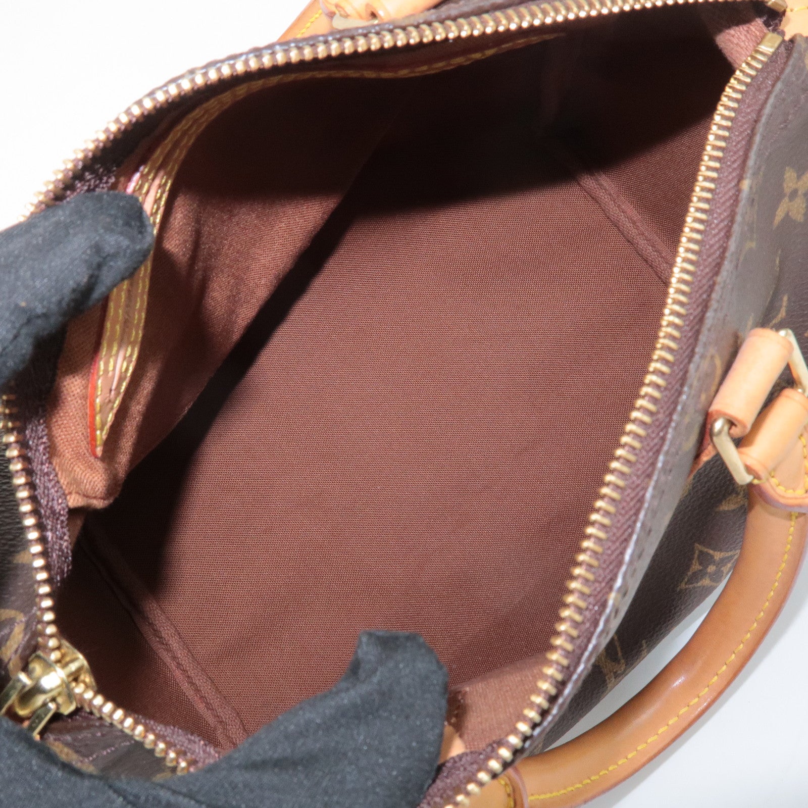 Louis Vuitton Monogram Speedy 25 Hand Bag Boston Bag M41528