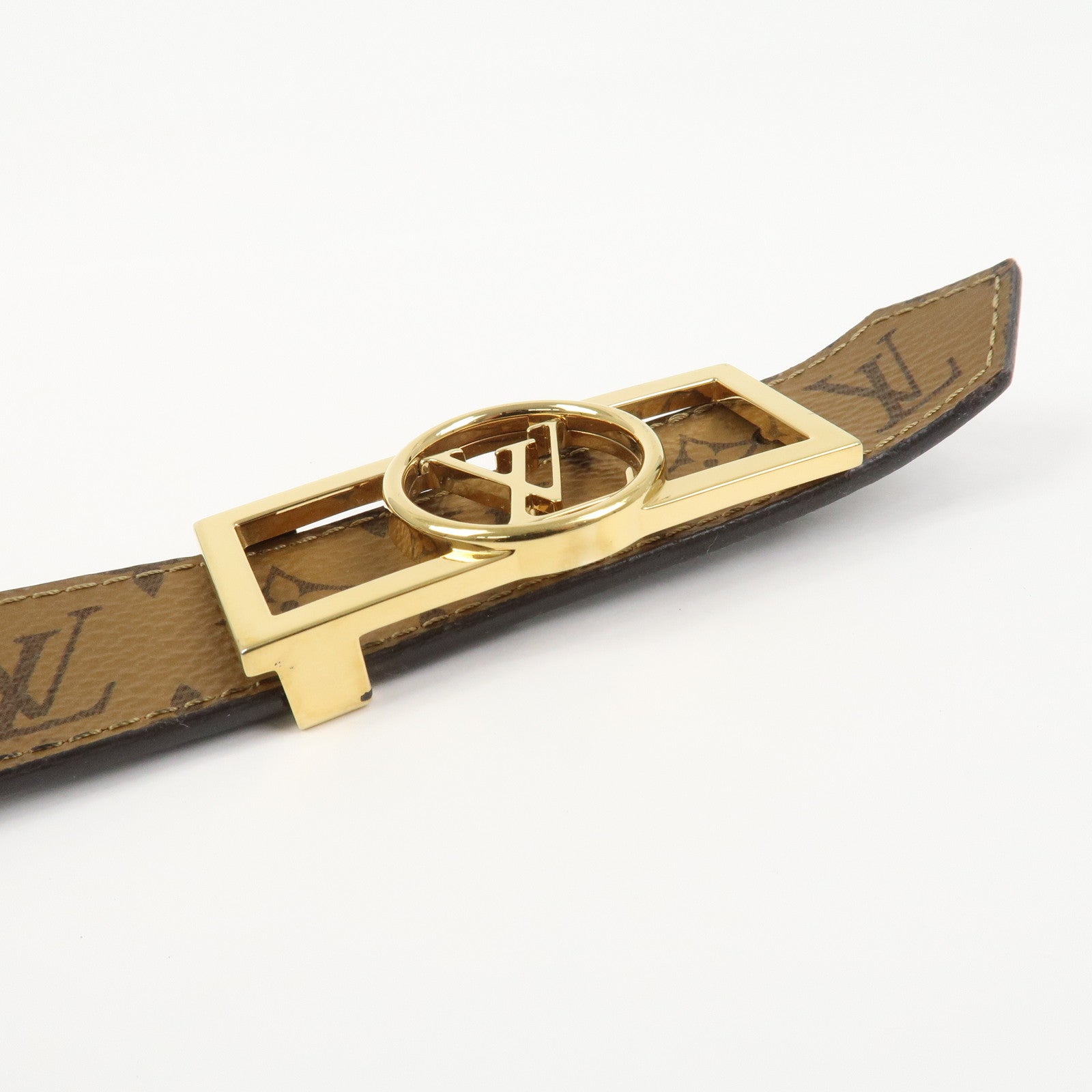Louis Vuitton Monogram Reverse Agneau Milo Dauphine Ceinture M0203