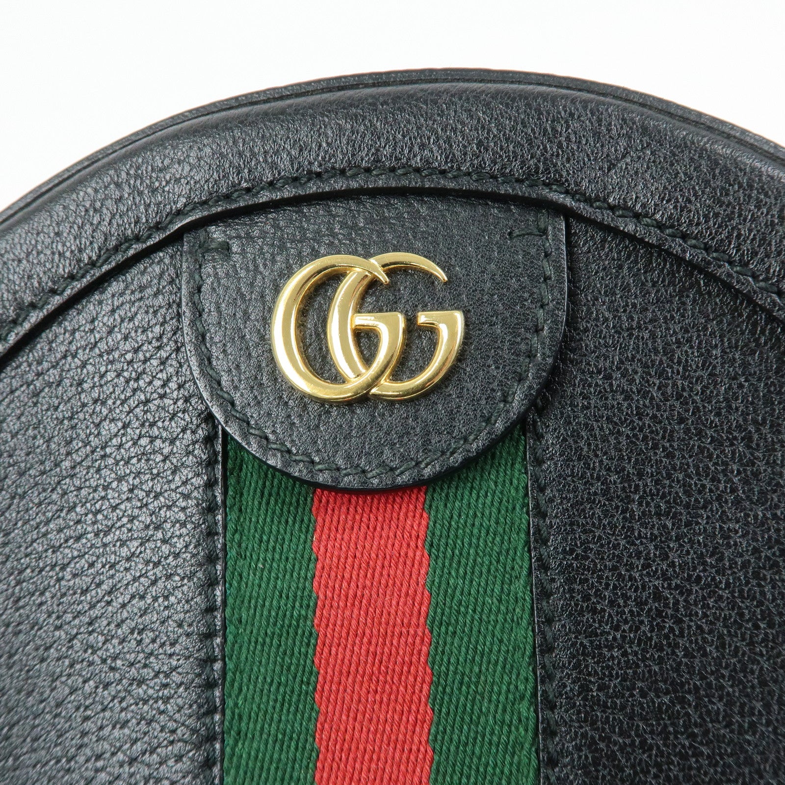 GUCCI Ophidia Sherry GG Marmont Mini Round Shoulder Bag 550618