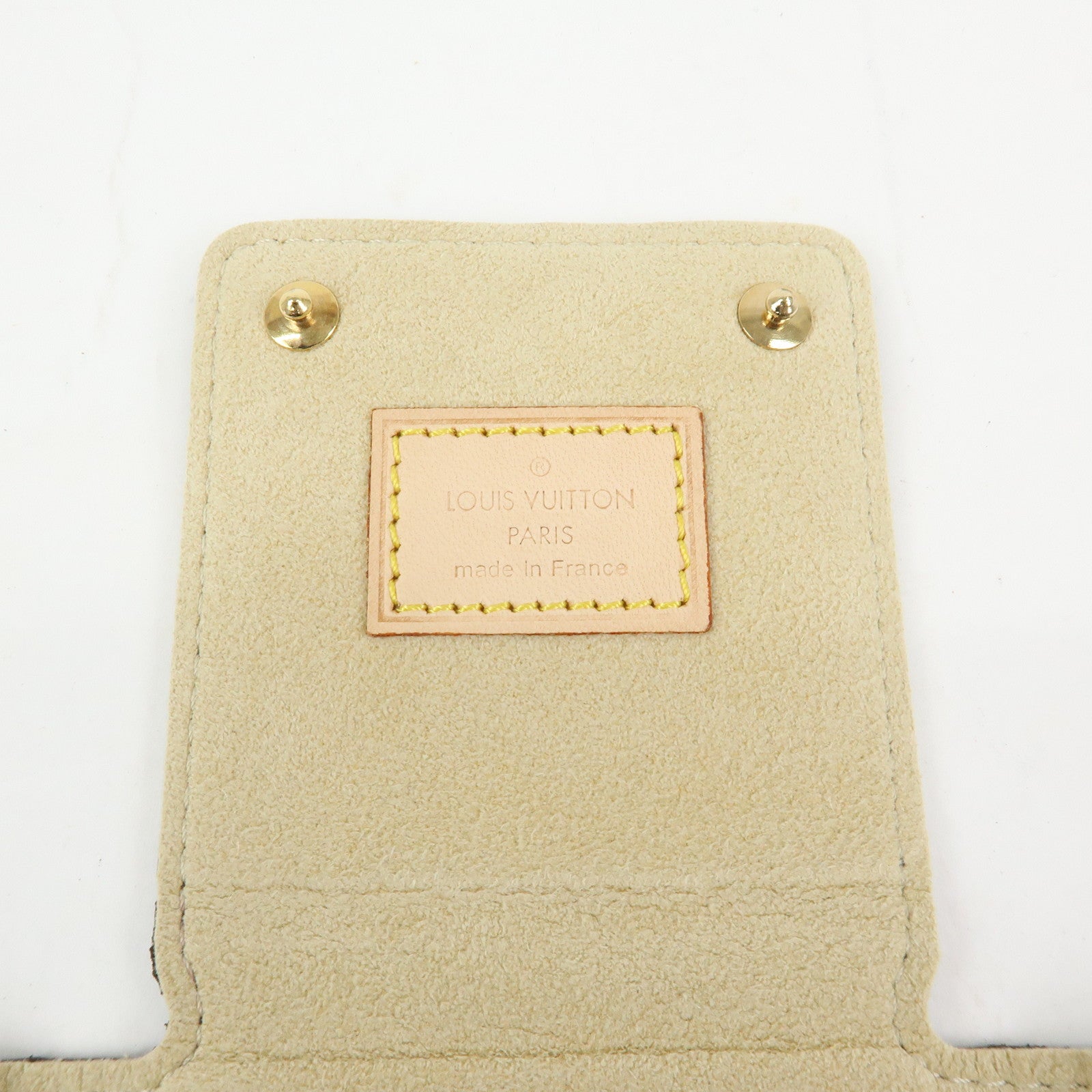 Louis Vuitton Monogram Set of 2 Jewelry Case Brown Used