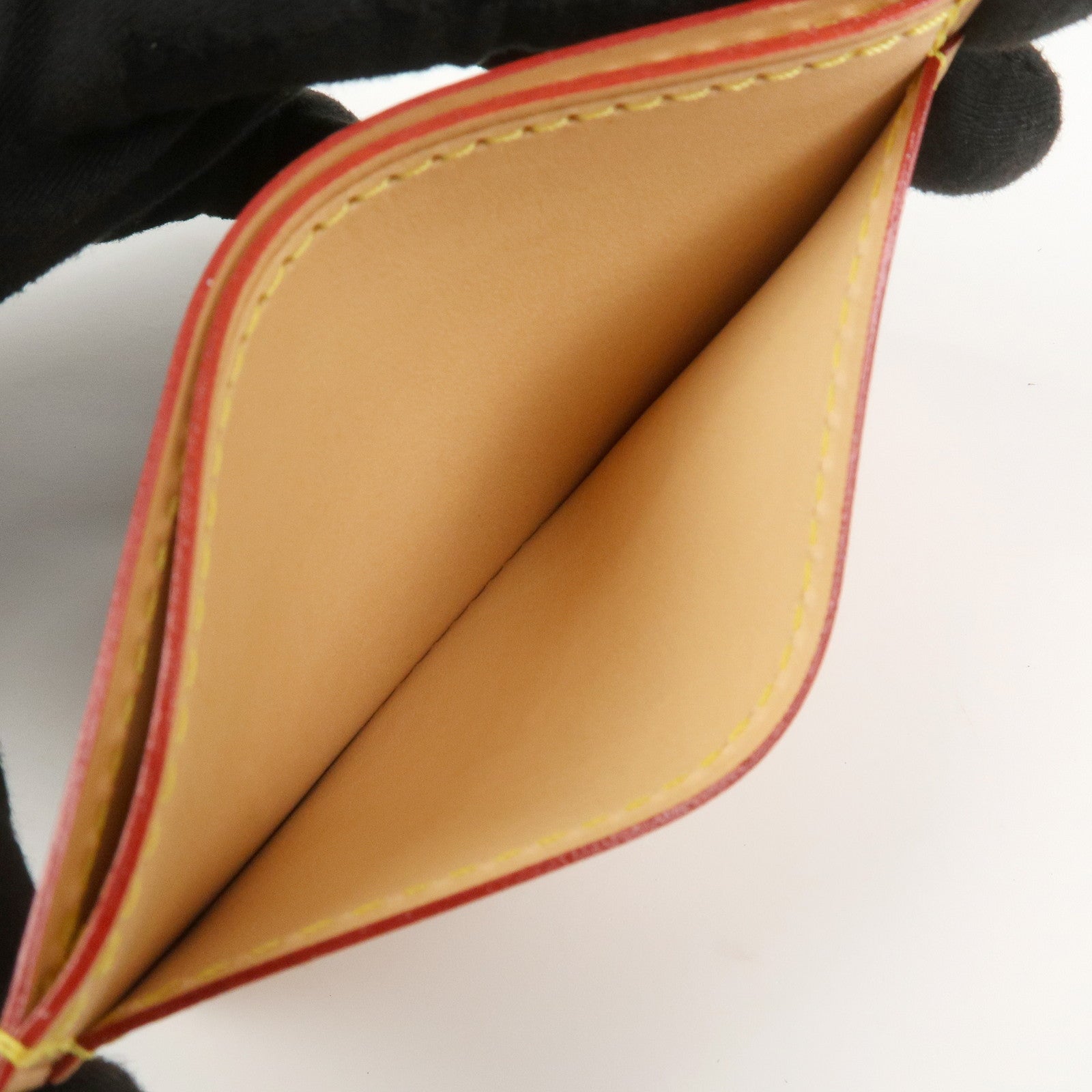 Louis Vuitton Nume Leather Card Case Card Holder Natural