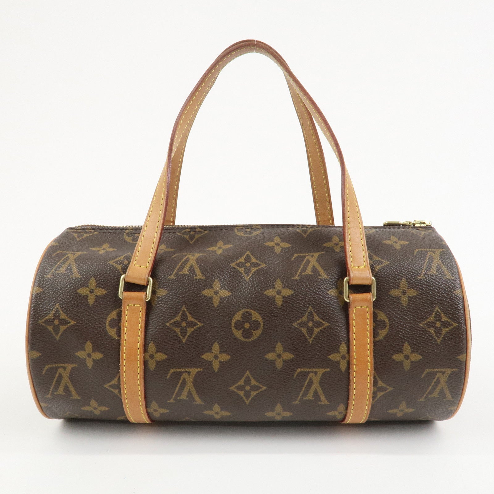 Louis Vuitton Monogram Papillon 26 Hand Bag Brown M51386