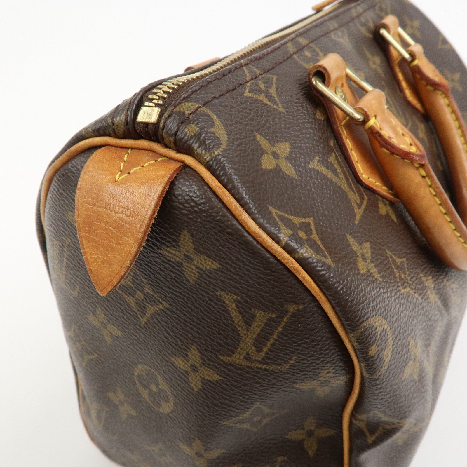Louis Vuitton Monogram Speedy 25 Boston Bag Hand Bag Brown M41528