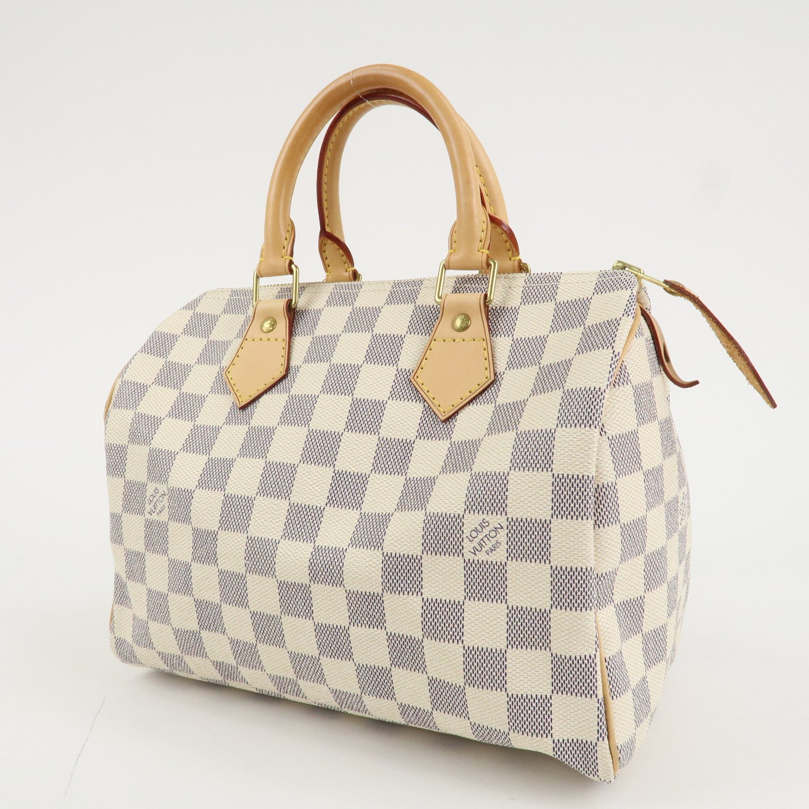 Louis Vuitton Damier Azur Speedy 25 Boston Bag Hand Bag N41534 Used