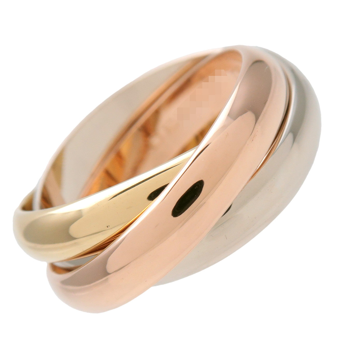 Cartier Trinity Ring K18 750YG/WG/PG #46 US7 EU54 HK15