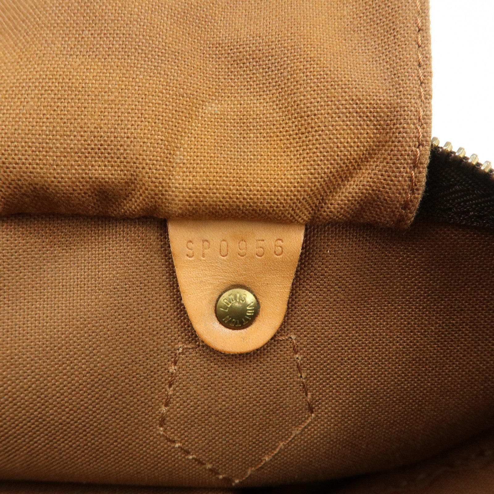 Louis Vuitton Monogram Speedy 30 Boston Bag Brown M41524