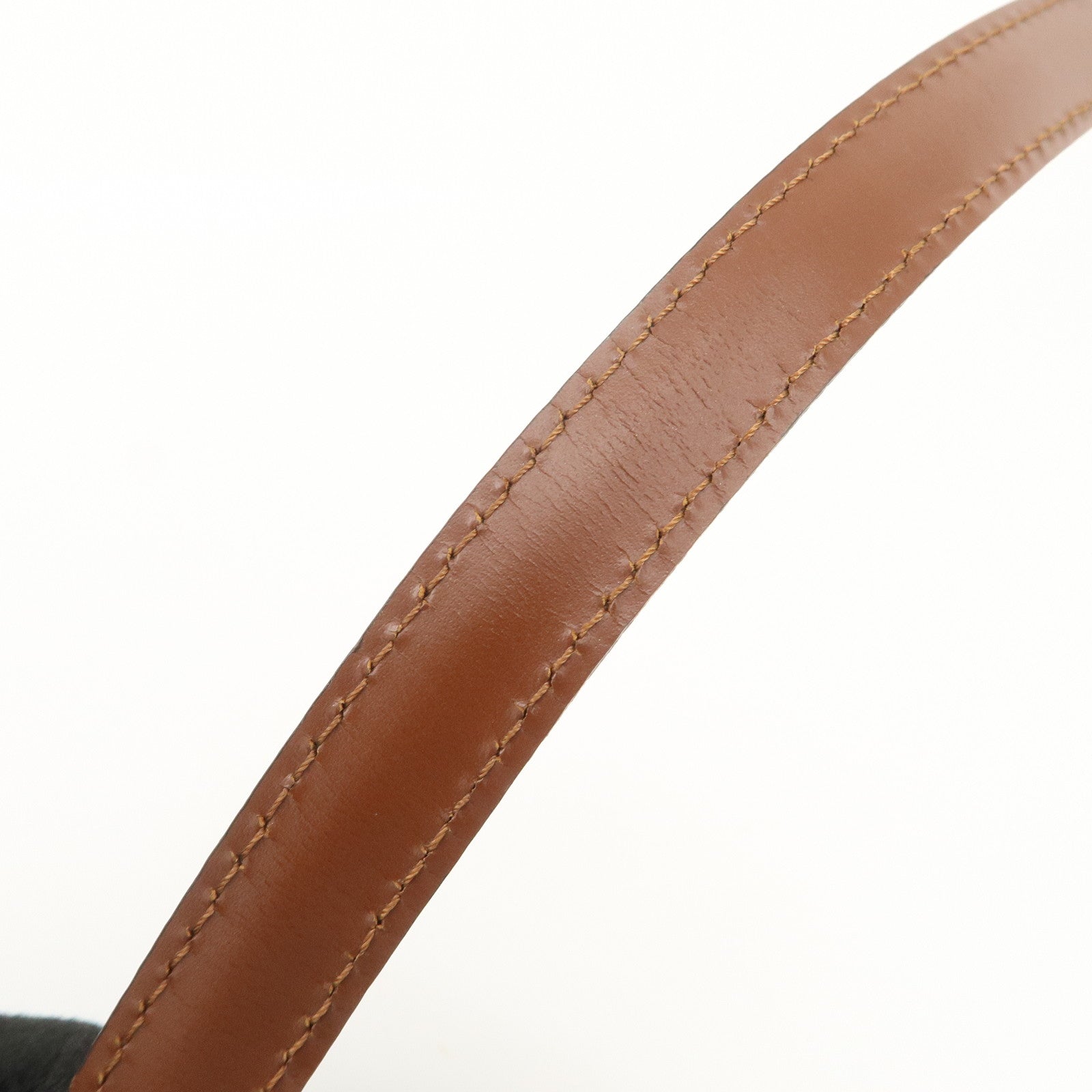 Louis Vuitton Leather Shoulder Strap For Monceau Bag Brown