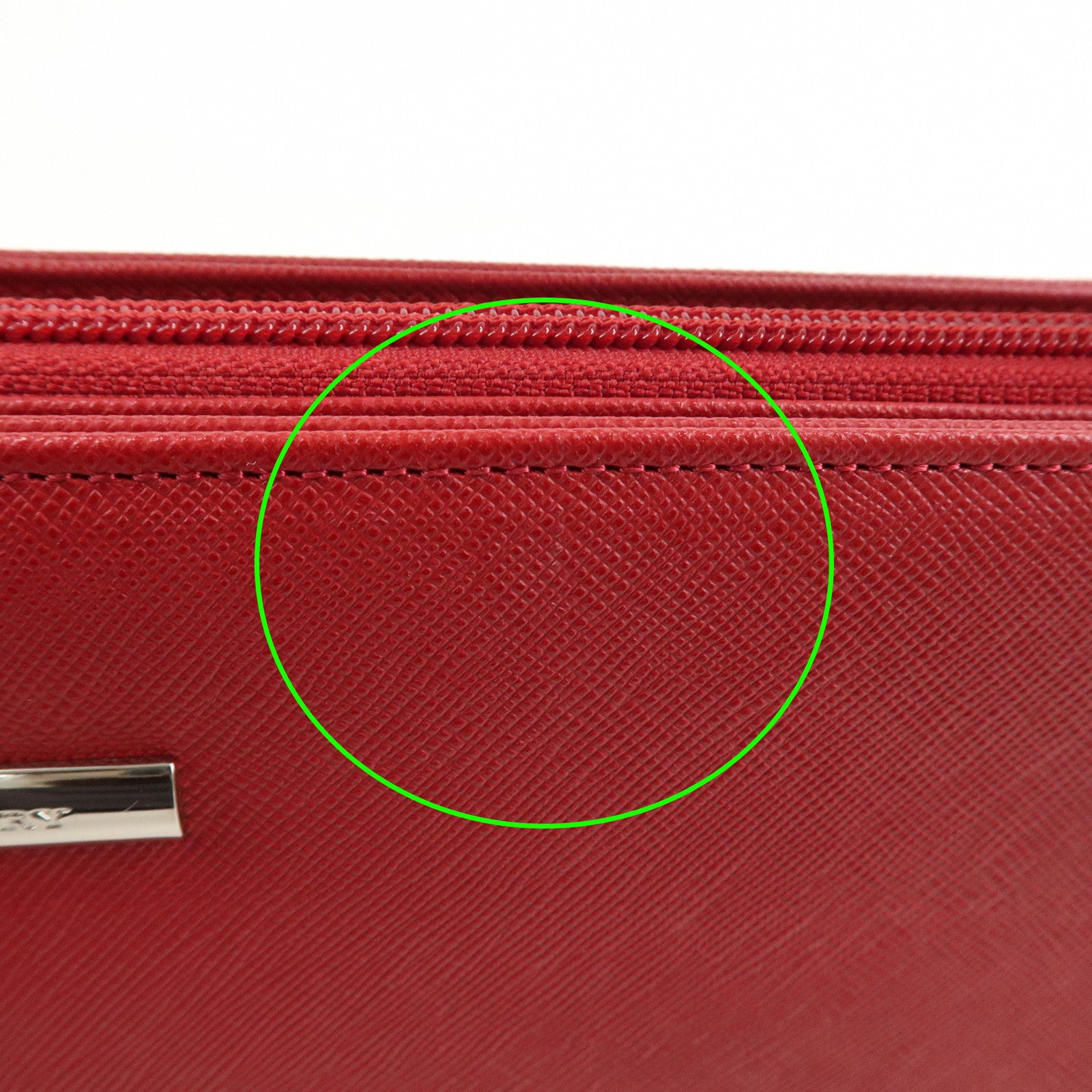 BURBERRY Logo Leather Shoulder Bag Hand Bag Red