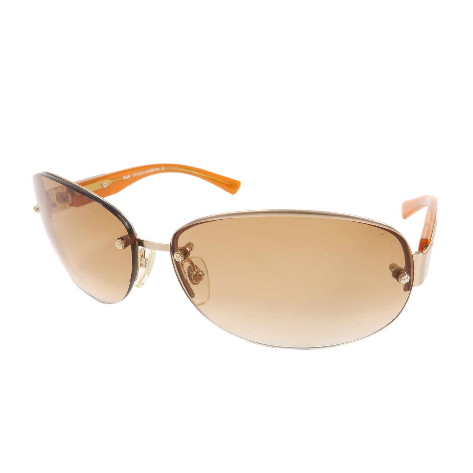 Dolce&Gabbana Plastic Metal Sunglasses DD6038 64□13 127 Brown