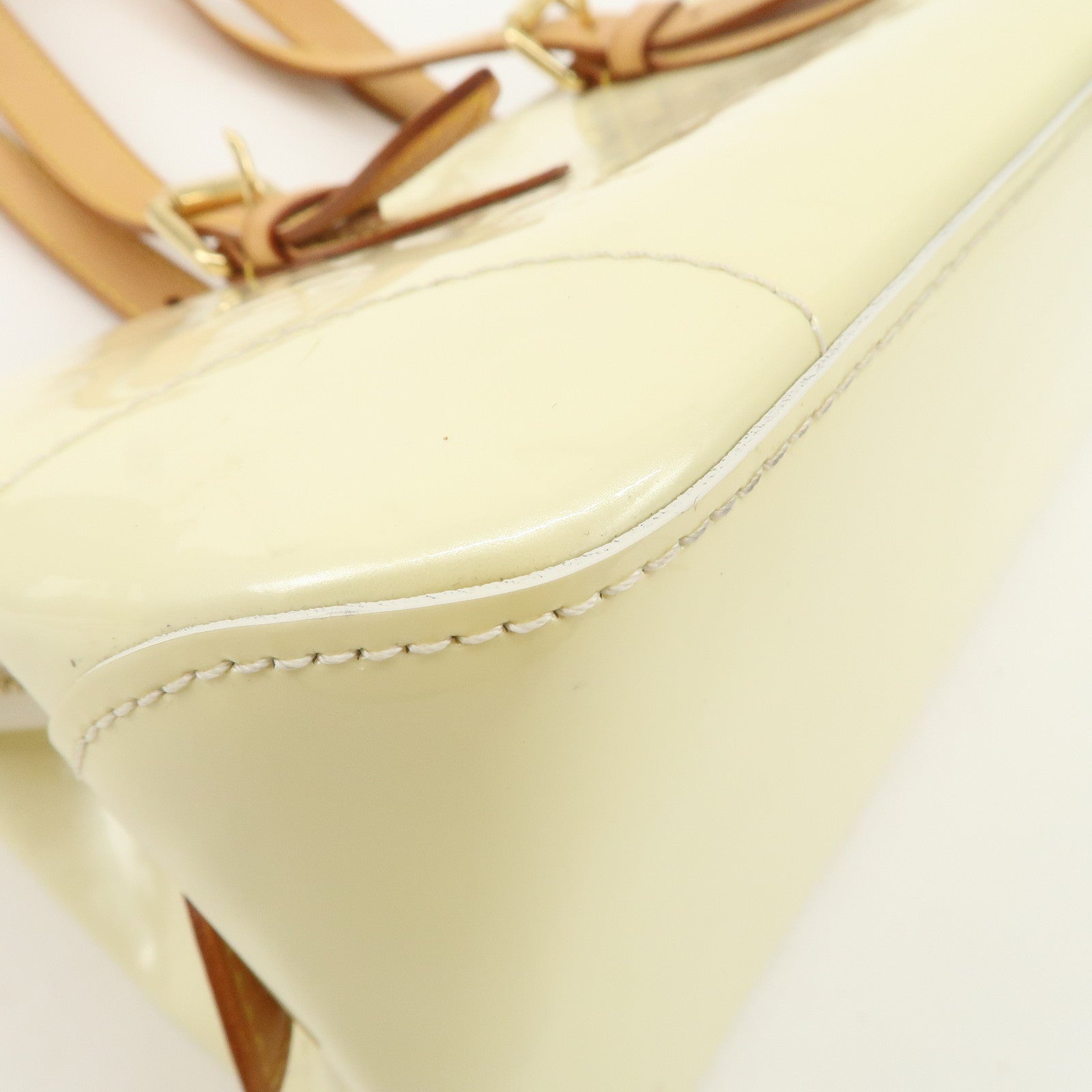 Louis Vuitton Monogram Vernis Rosewood Avenue Hand Bag Perle M93508 Used