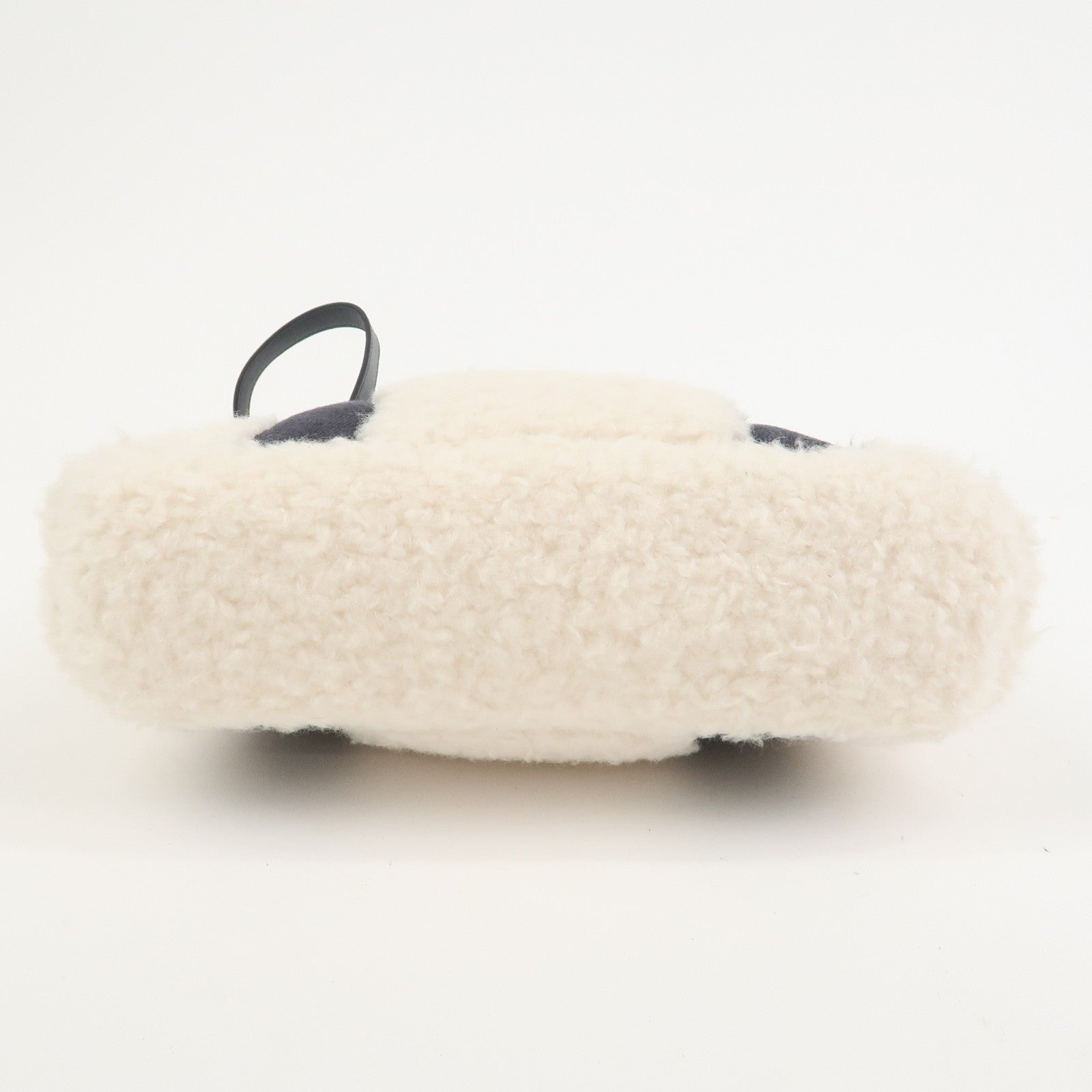 Chloe Fur Leather 2Way Bag Shoulder Bag Hand Bag Ivory Navy