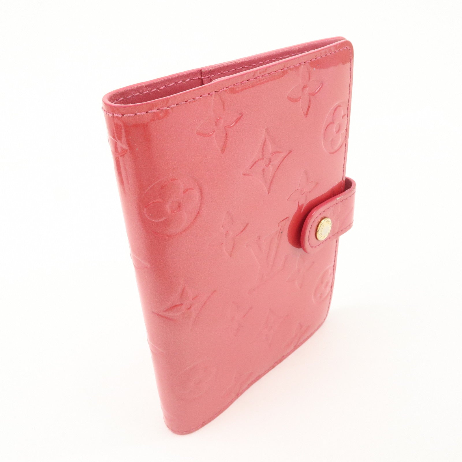Louis Vuitton Monogram Vernis Agenda PM Planner Cover R2101F