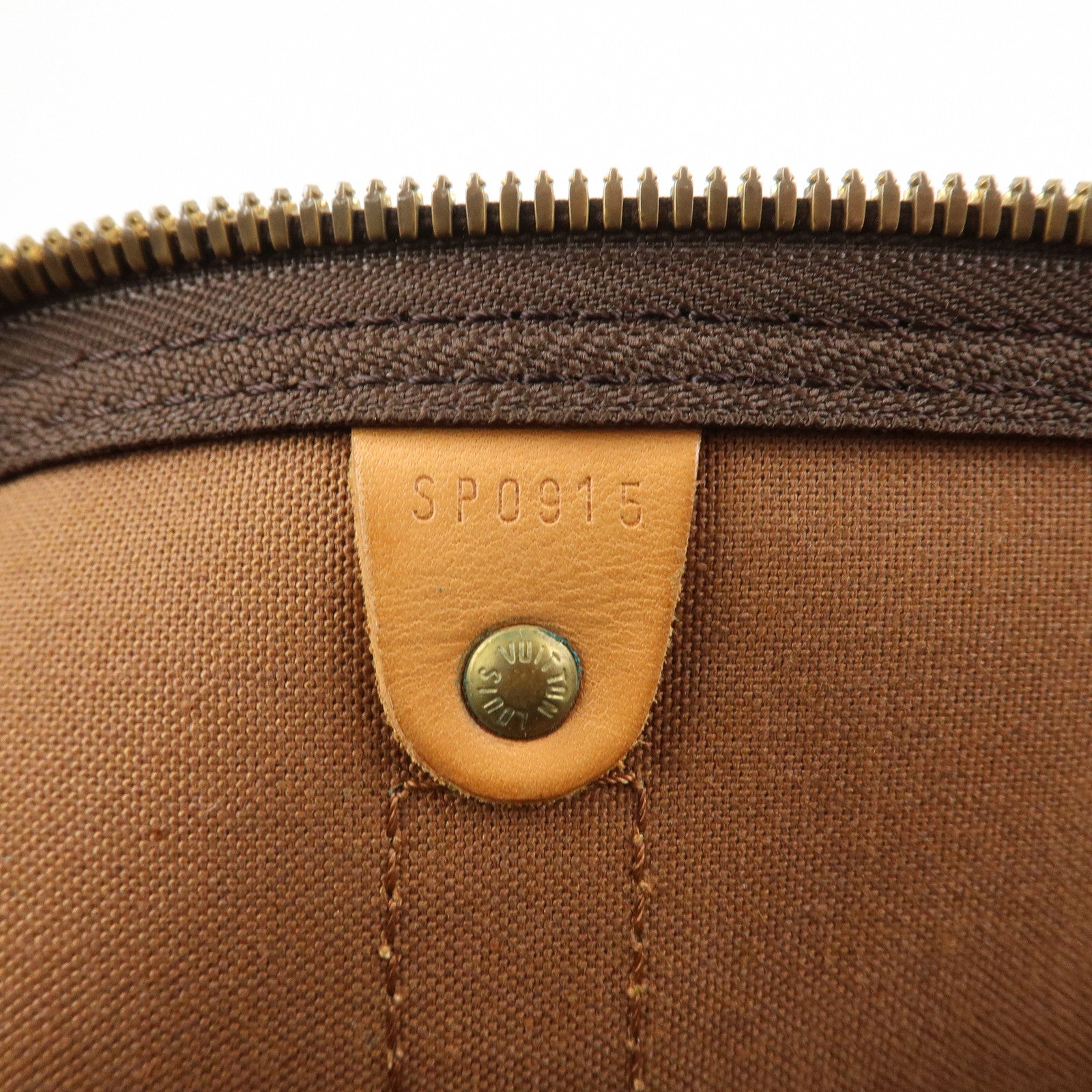 Louis Vuitton Monogram Keep All 55 Boston Bag Brown M41424